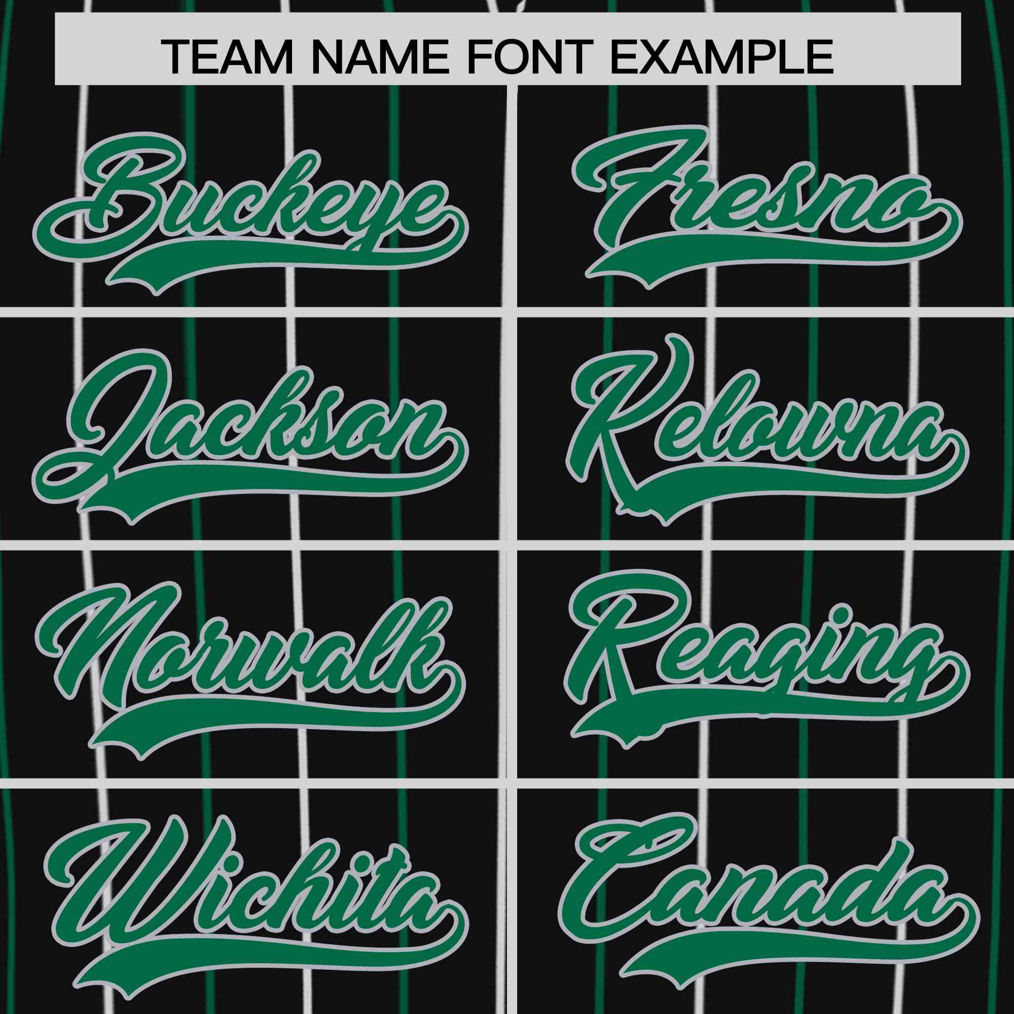 Custom Black Kelly Green and Gray Bi-Color Stripes Fashion Authentic Baseball Jersey