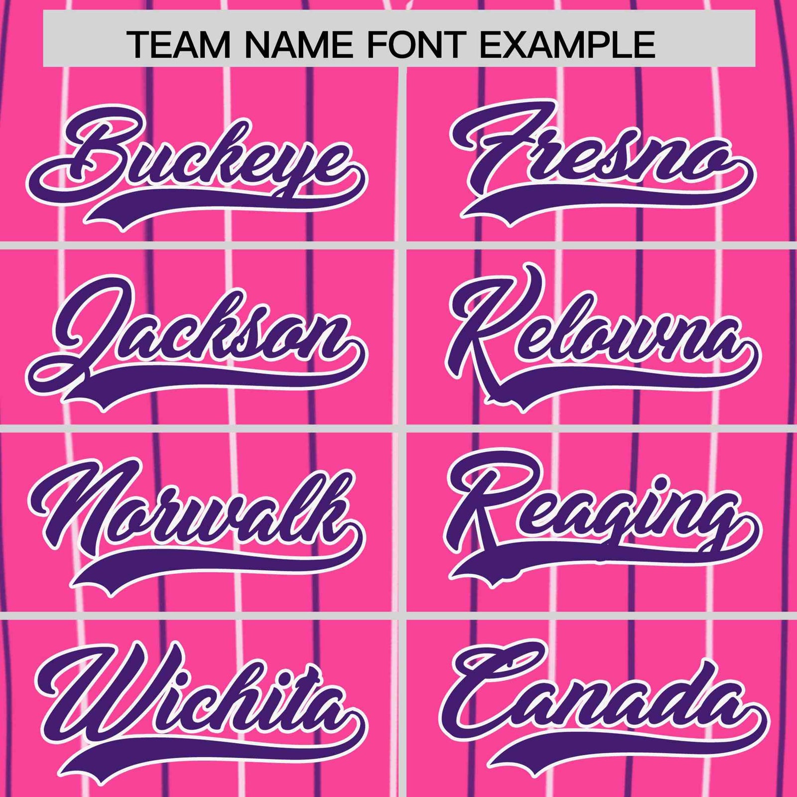 Custom Pink White and Purple Bi-Color Stripes Fashion Authentic Baseball Jersey