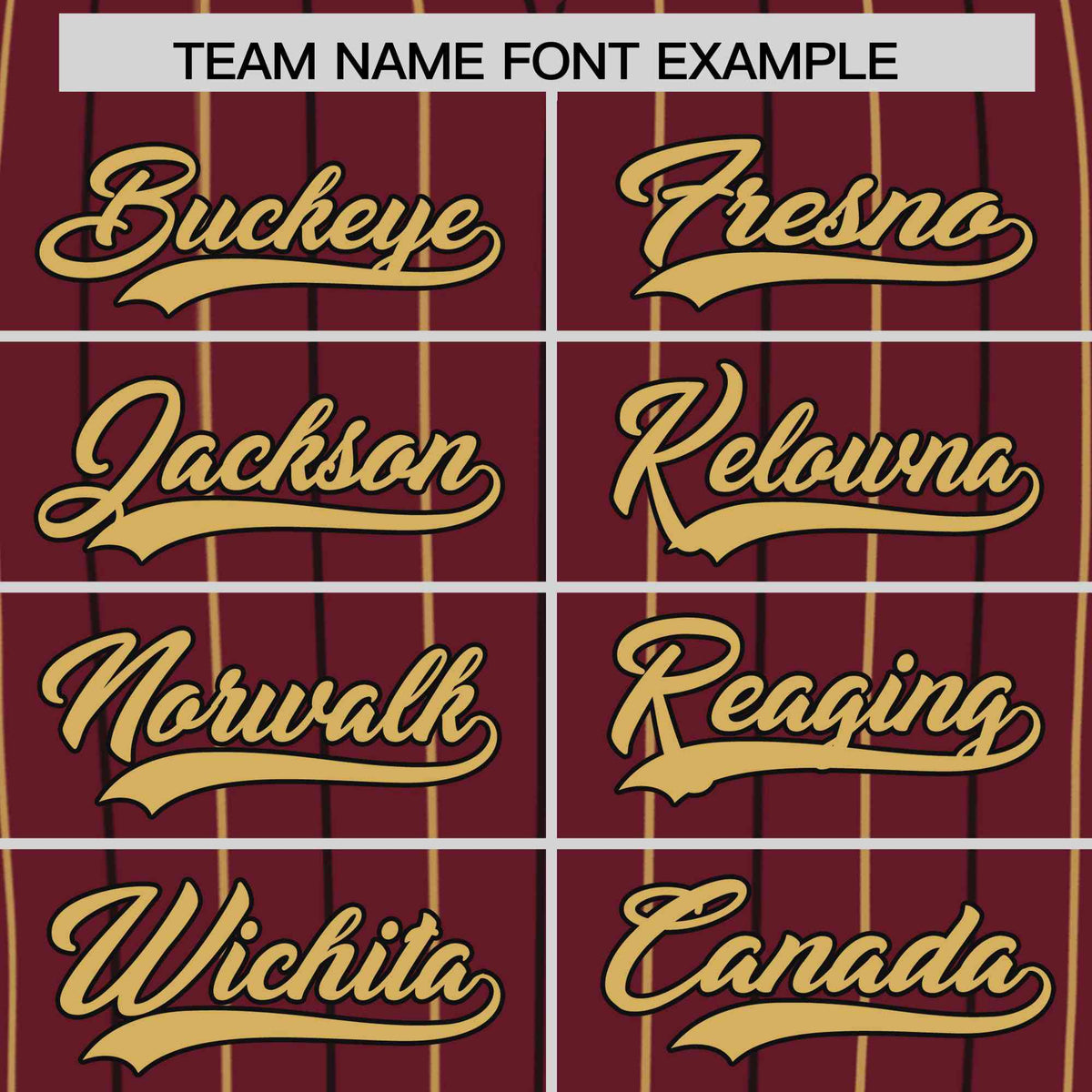 Custom Burgundy Old Gold and Black Bi-Color Stripes Fashion Authentic Baseball Jersey