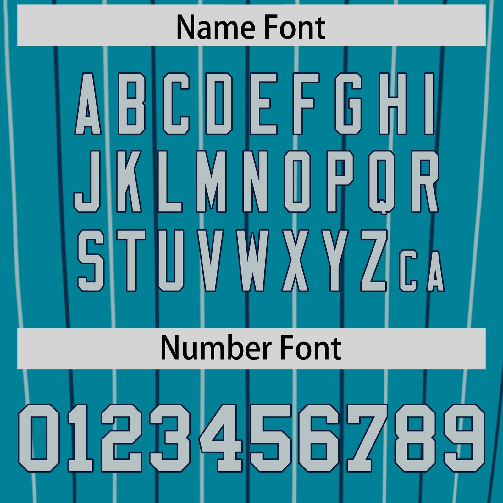 Custom Teal Navy and Gray Bi-Color Stripes Fashion Authentic Baseball Jersey