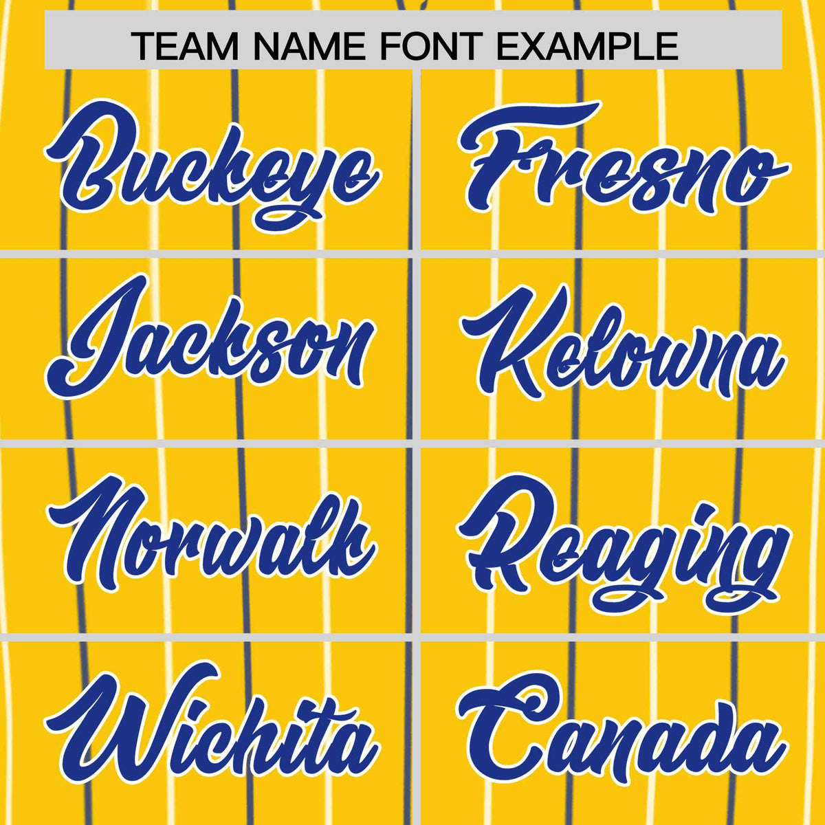 Custom Gold Royal and White Bi-Color Stripes Fashion Authentic Baseball Jersey