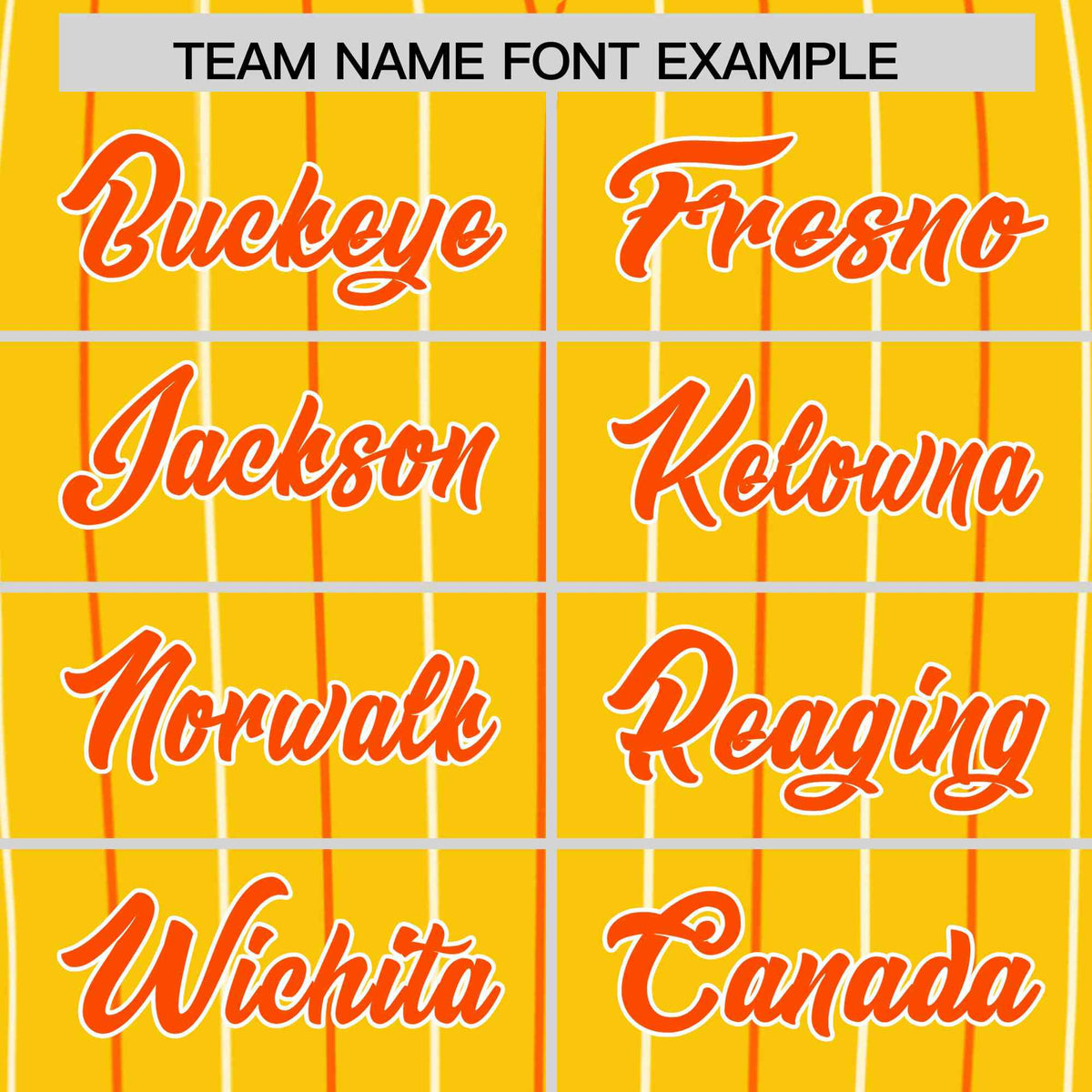 Custom Gold Orange and White Bi-Color Stripes Fashion Authentic Baseball Jersey