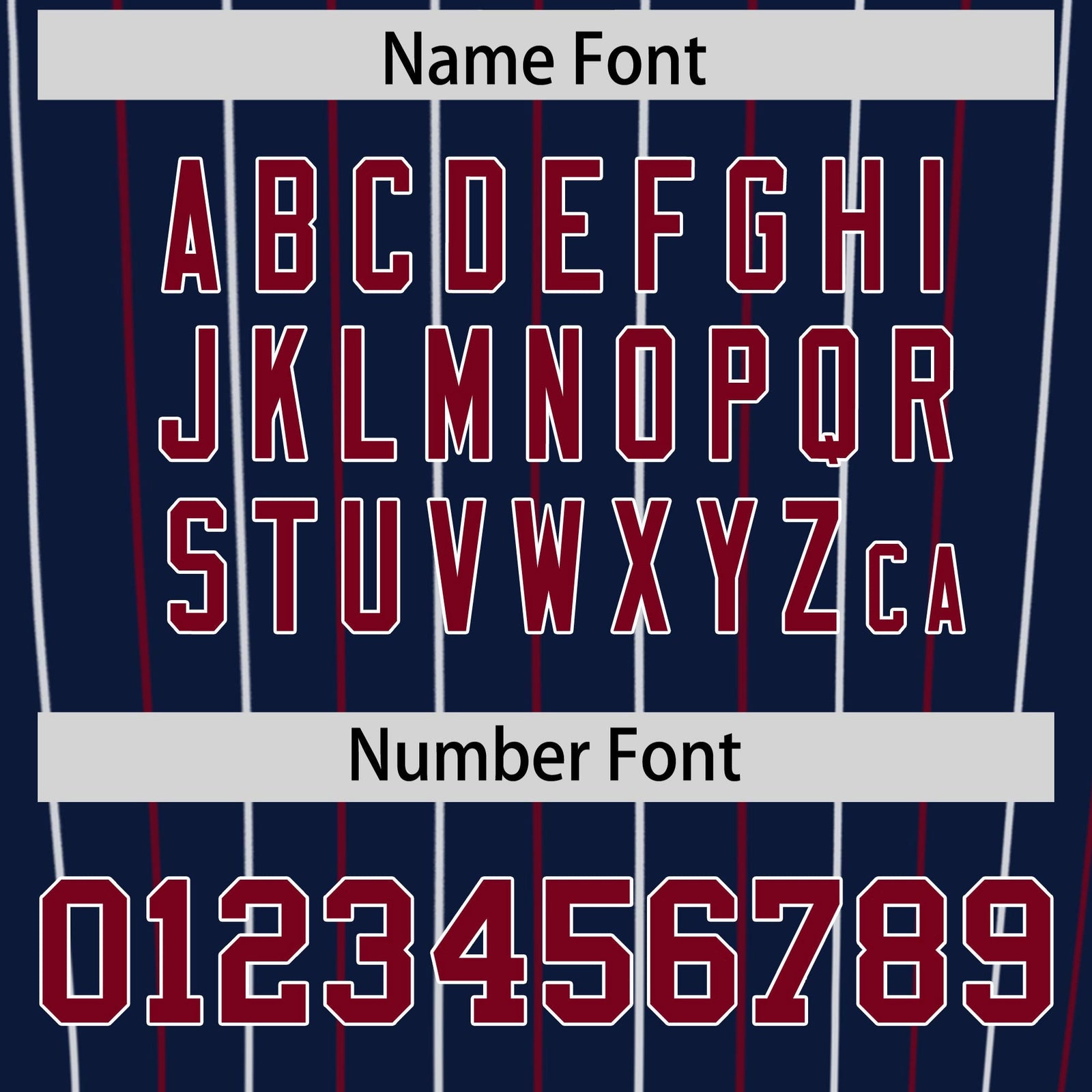 Custom Navy Crimson and White Bi-Color Stripes Fashion Authentic Baseball Jersey