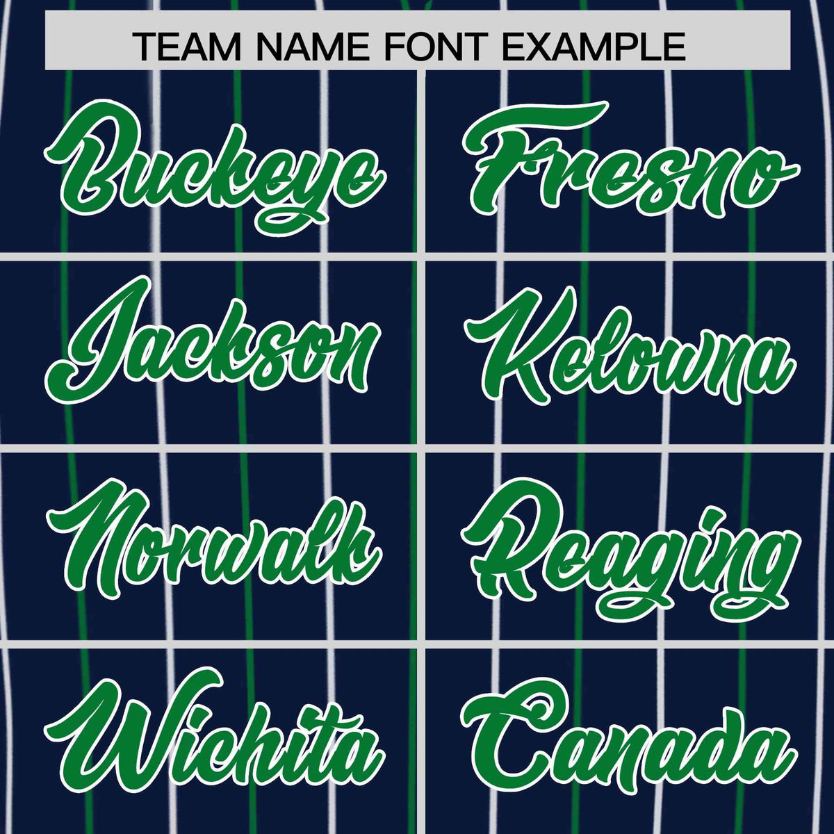 Custom Navy Kelly Green and White Bi-Color Stripes Fashion Authentic Baseball Jersey