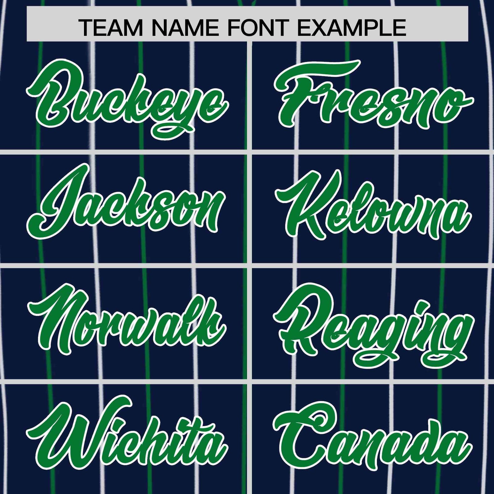 Custom Navy Kelly Green and White Bi-Color Stripes Fashion Authentic Baseball Jersey