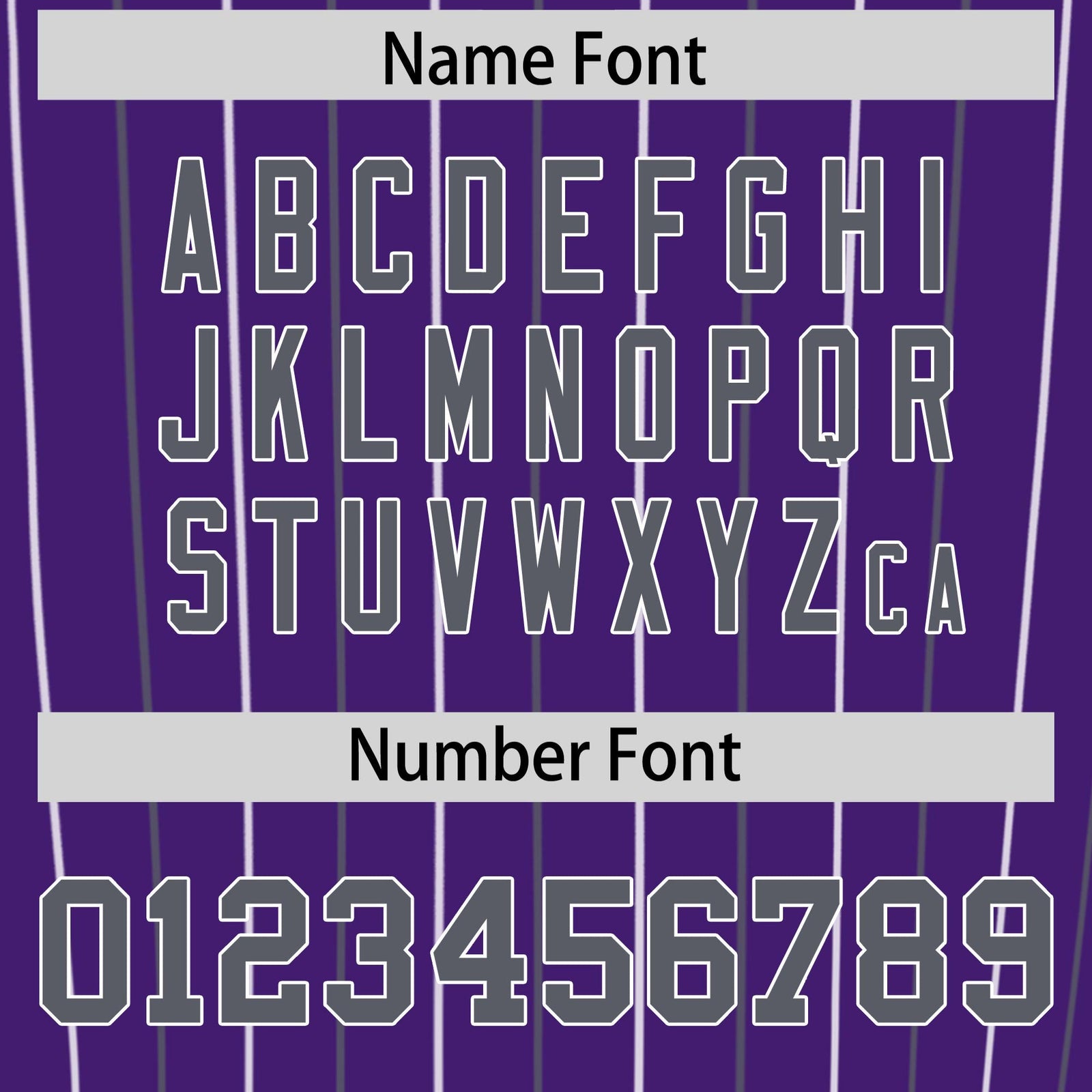 Custom Purple Dark Gray and White Bi-Color Stripes Fashion Authentic Baseball Jersey