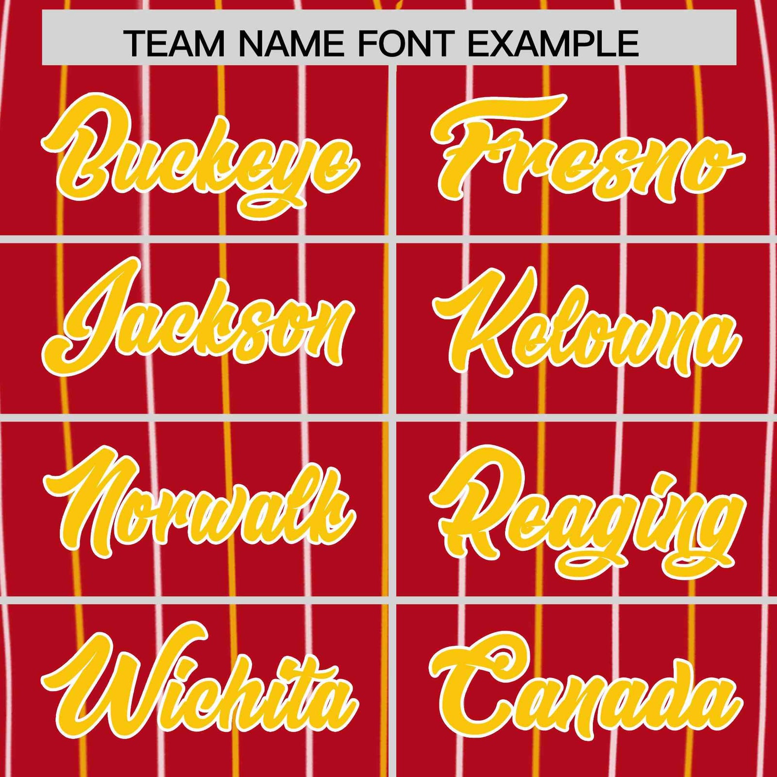 Custom Red Gold and White Bi-Color Stripes Fashion Authentic Baseball Jersey