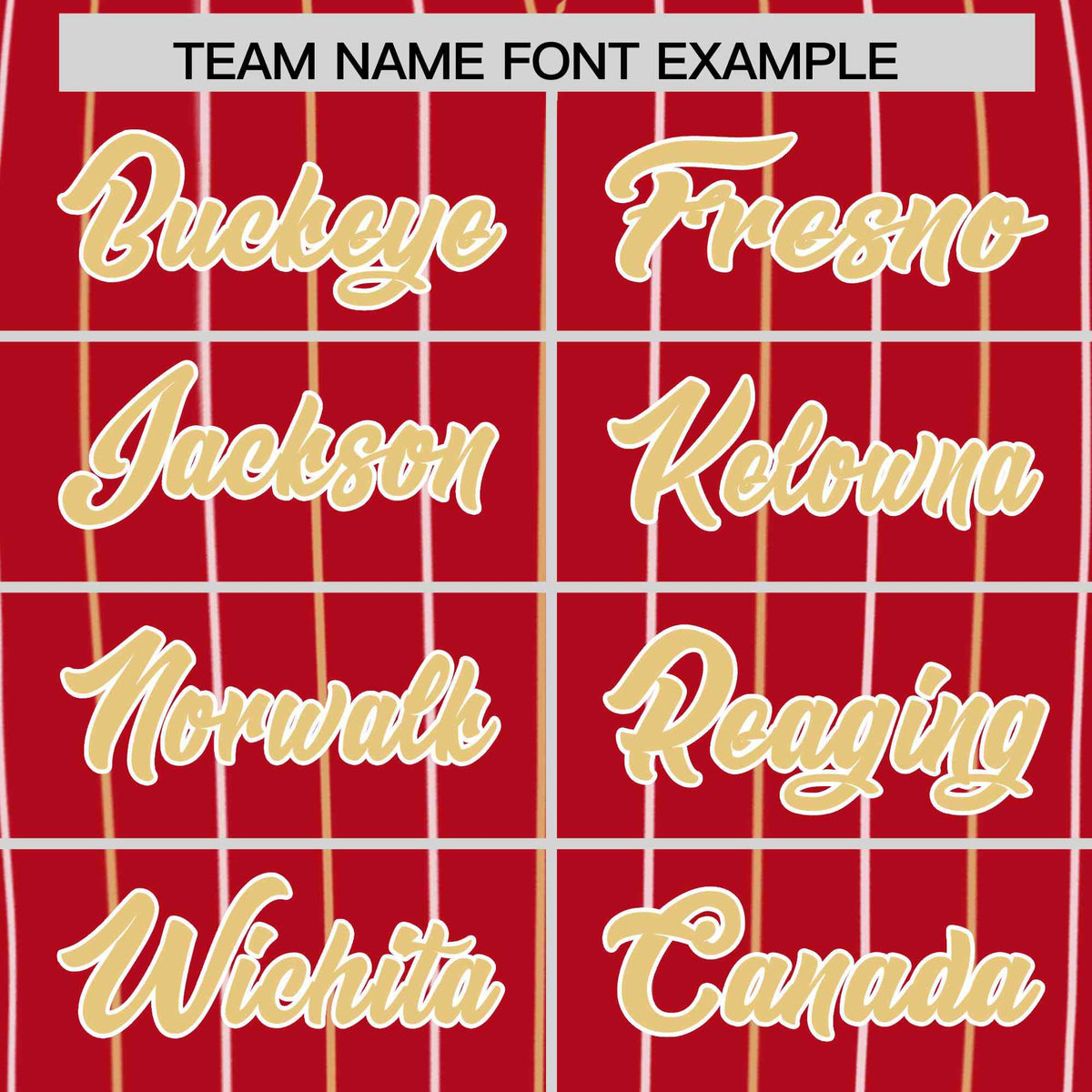 Custom Red Khaki and White Bi-Color Stripes Fashion Authentic Baseball Jersey