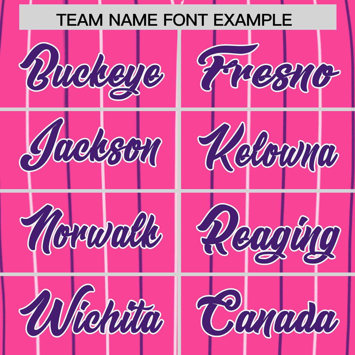 Custom Pink White and Purple Bi-Color Stripes Fashion Authentic Baseball Jersey