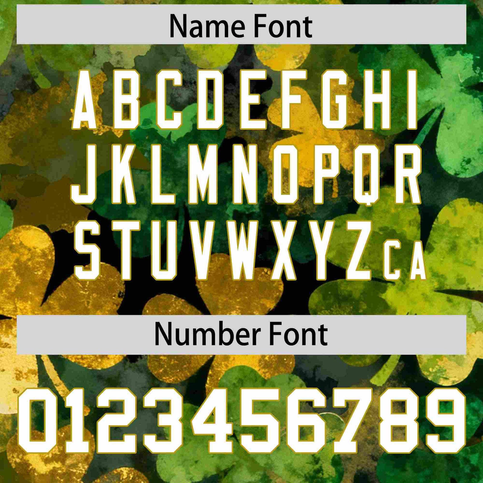 Custom Black White St.Patrick's Day Personalized Four Leaf Clover Pattern Baseball Jersey