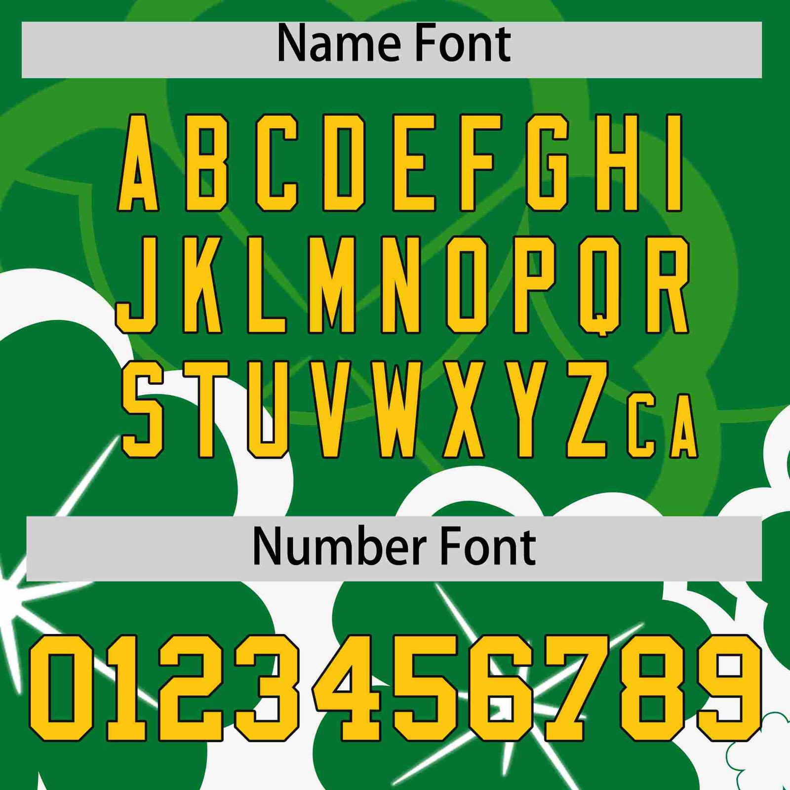 Custom White Kelly Green St.Patrick's Day Personalized Four Leaf Clover Pattern Baseball Jersey| KXKSHOP