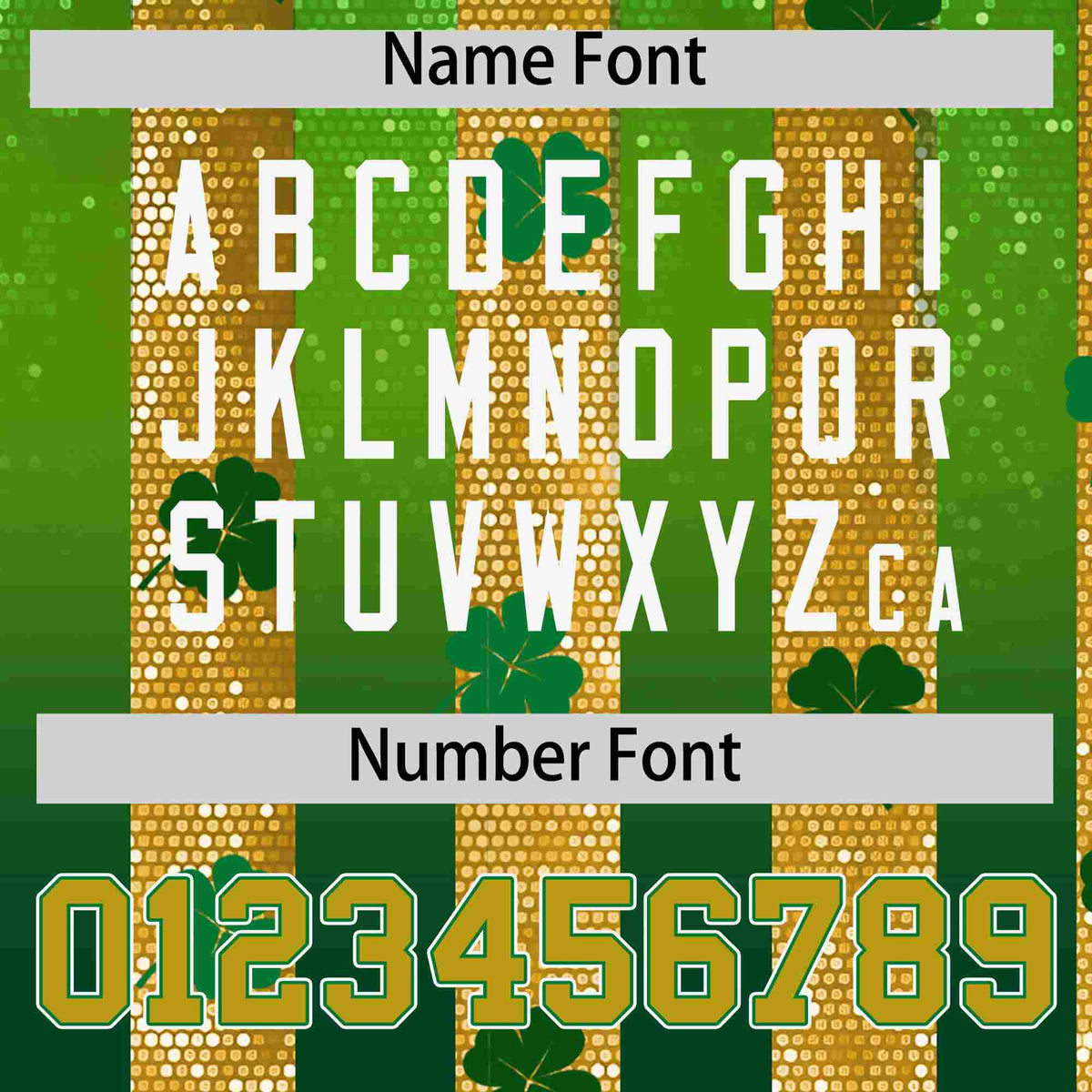 Custom Kelly Green Green St.Patrick&#39;s Day Personalized Four Leaf Clover Pattern Baseball Jersey| KXKSHOP