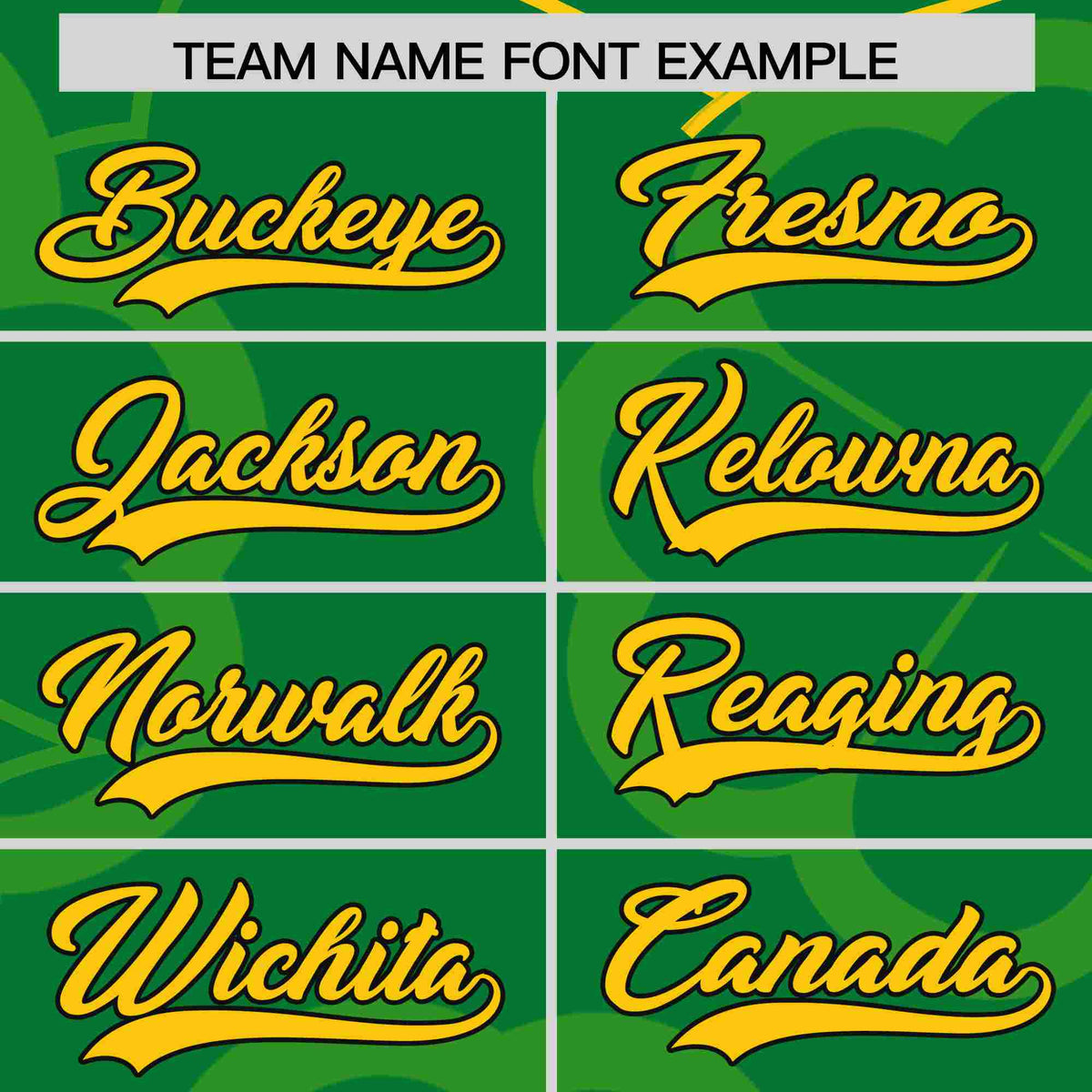 Custom White Kelly Green St.Patrick&#39;s Day Personalized Four Leaf Clover Pattern Baseball Jersey