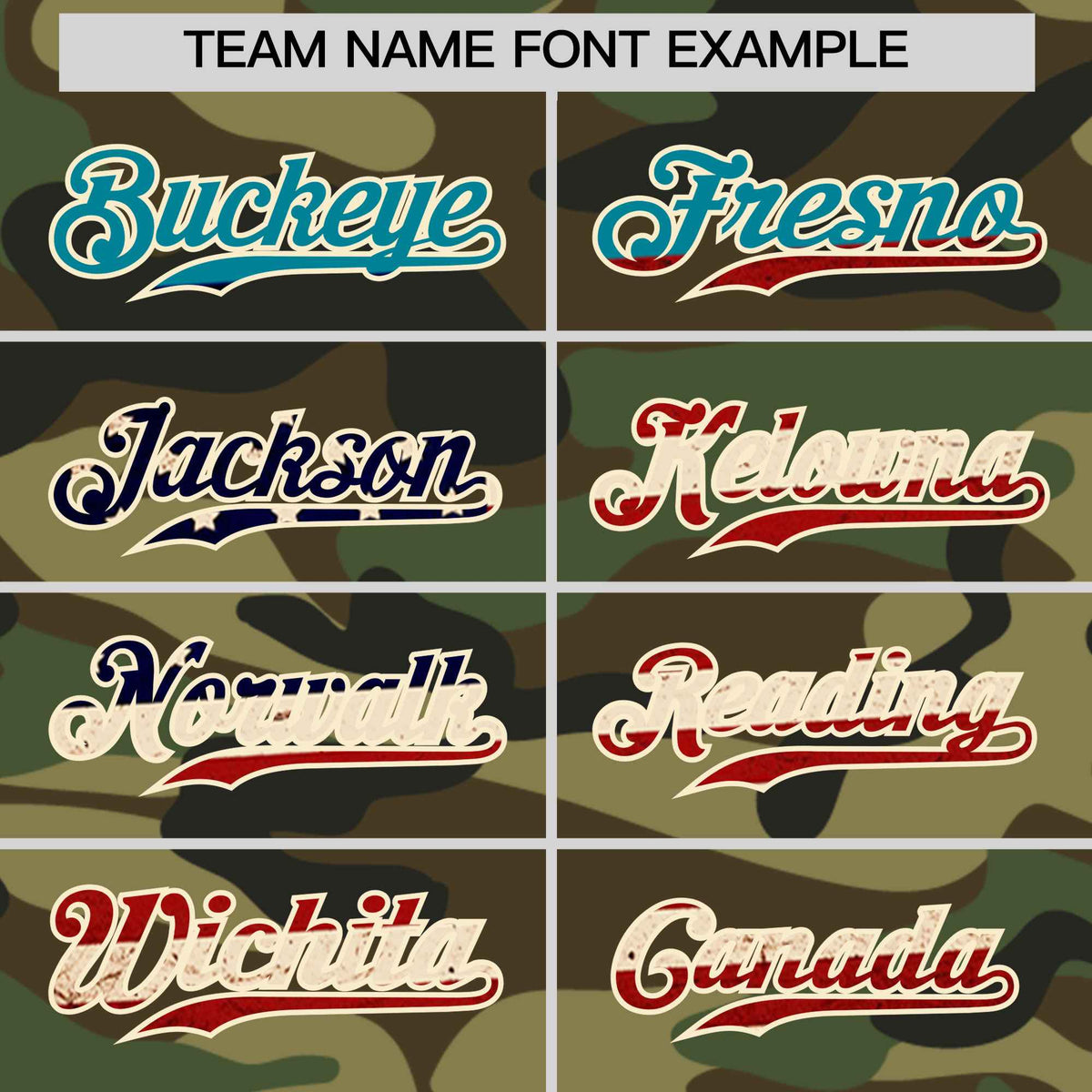 Custom Camo Cream Vintage USA Flag Authentic Salute To Service Baseball Jersey