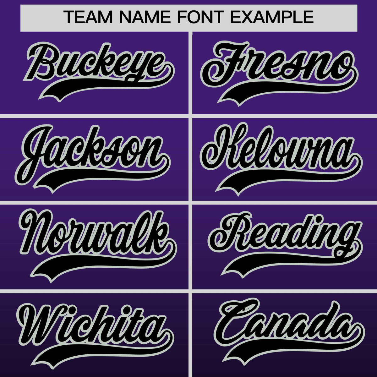 Custom Purple Black Gradient Fashion Authentic Baseball Jersey