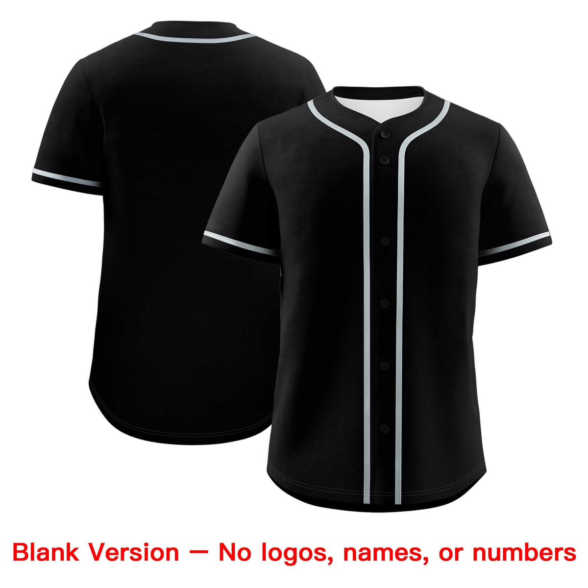 Custom Black Gray Classic Style Authentic Baseball Jersey| KXKSHOP