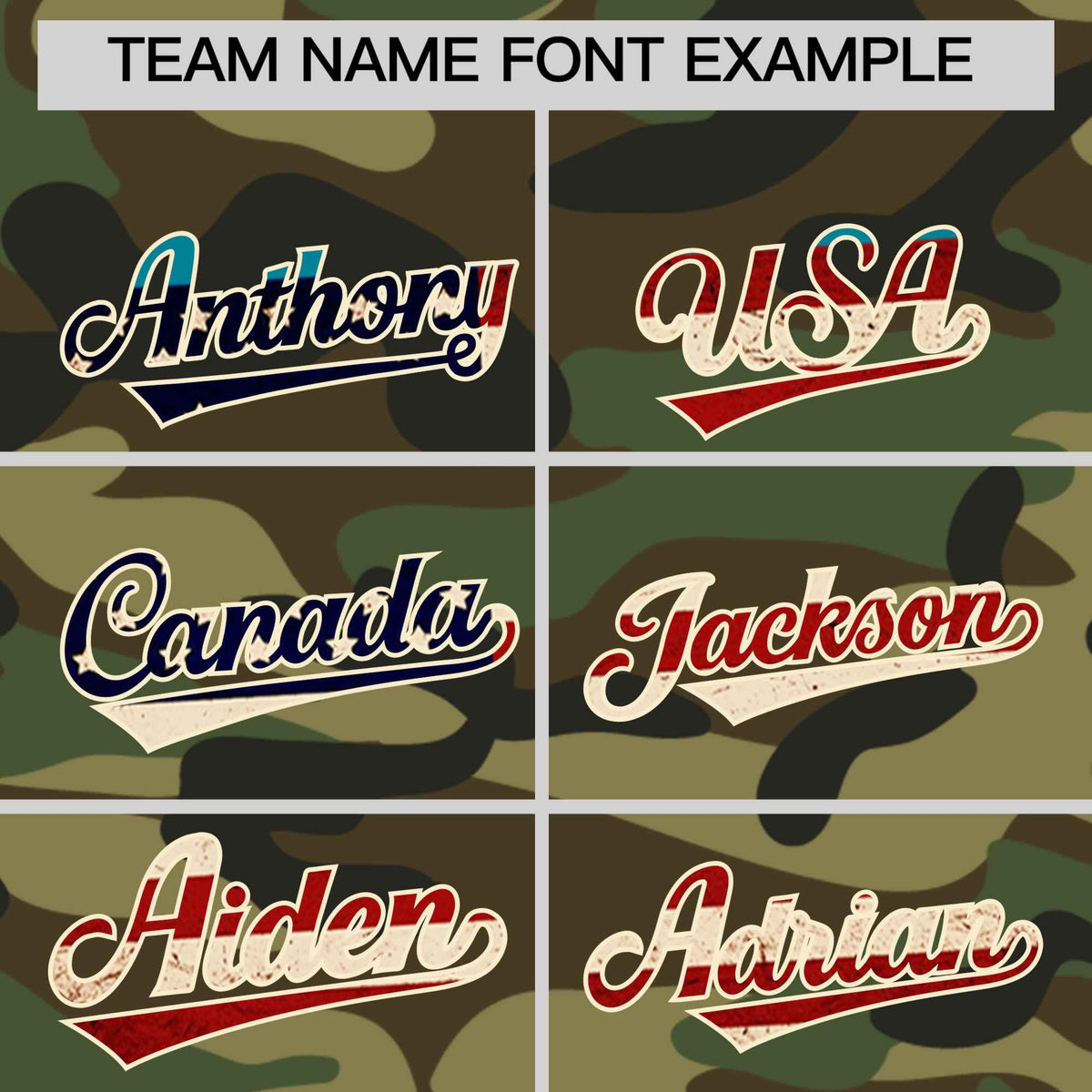 Custom Camo Cream Vintage USA Flag Authentic Salute To Service Baseball Jersey| KXKSHOP