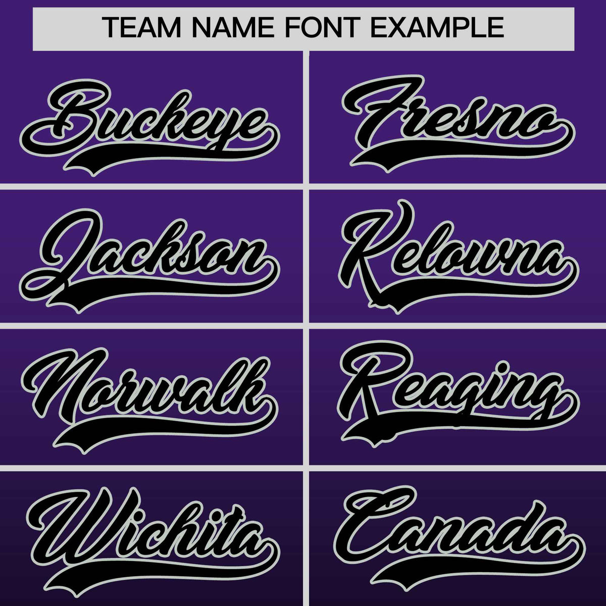 Custom Purple Black Gradient Fashion Authentic Baseball Jersey