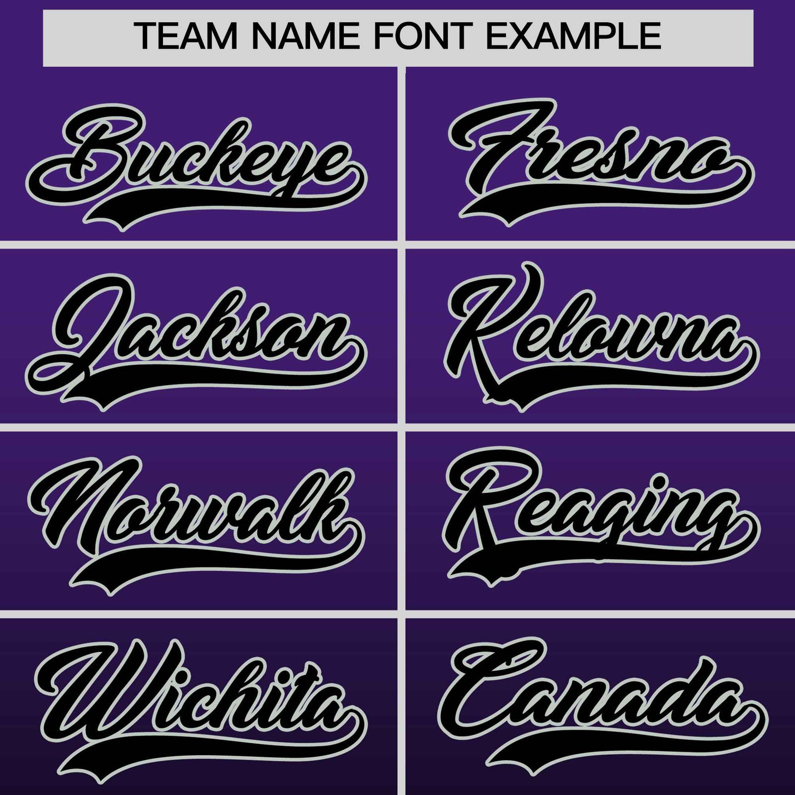 Custom Purple Black Gradient Fashion Authentic Baseball Jersey