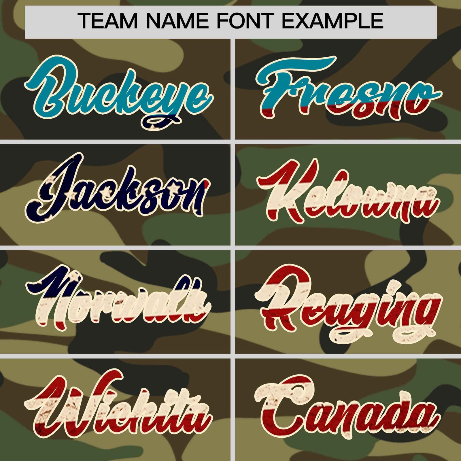 Custom Camo Cream Vintage USA Flag Authentic Salute To Service Baseball Jersey