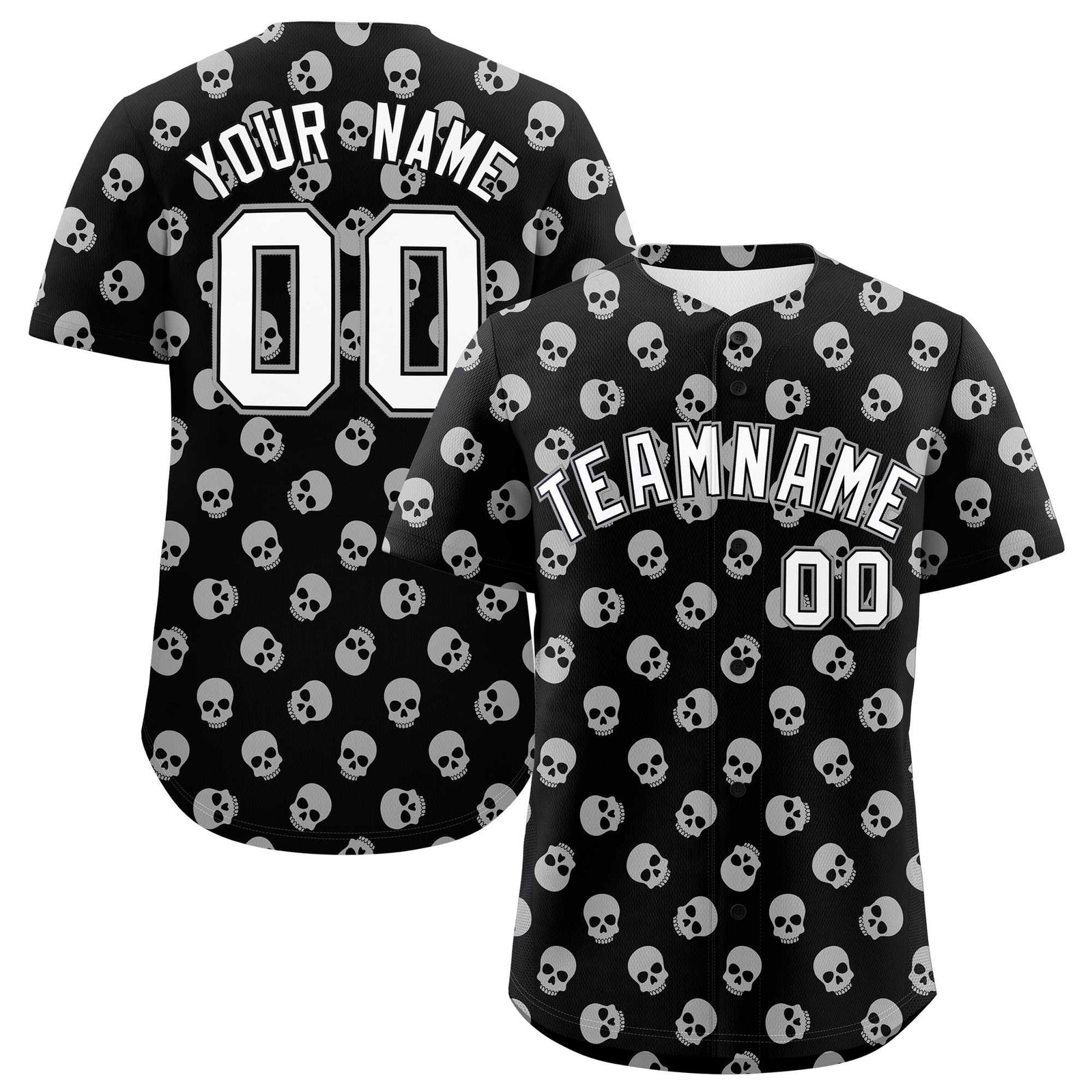 Custom Multi Color Halloween Authentic Baseball Jersey