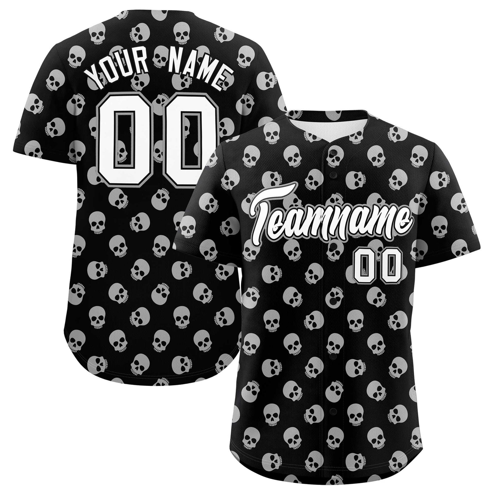 Custom Multi Color Halloween Authentic Baseball Jersey