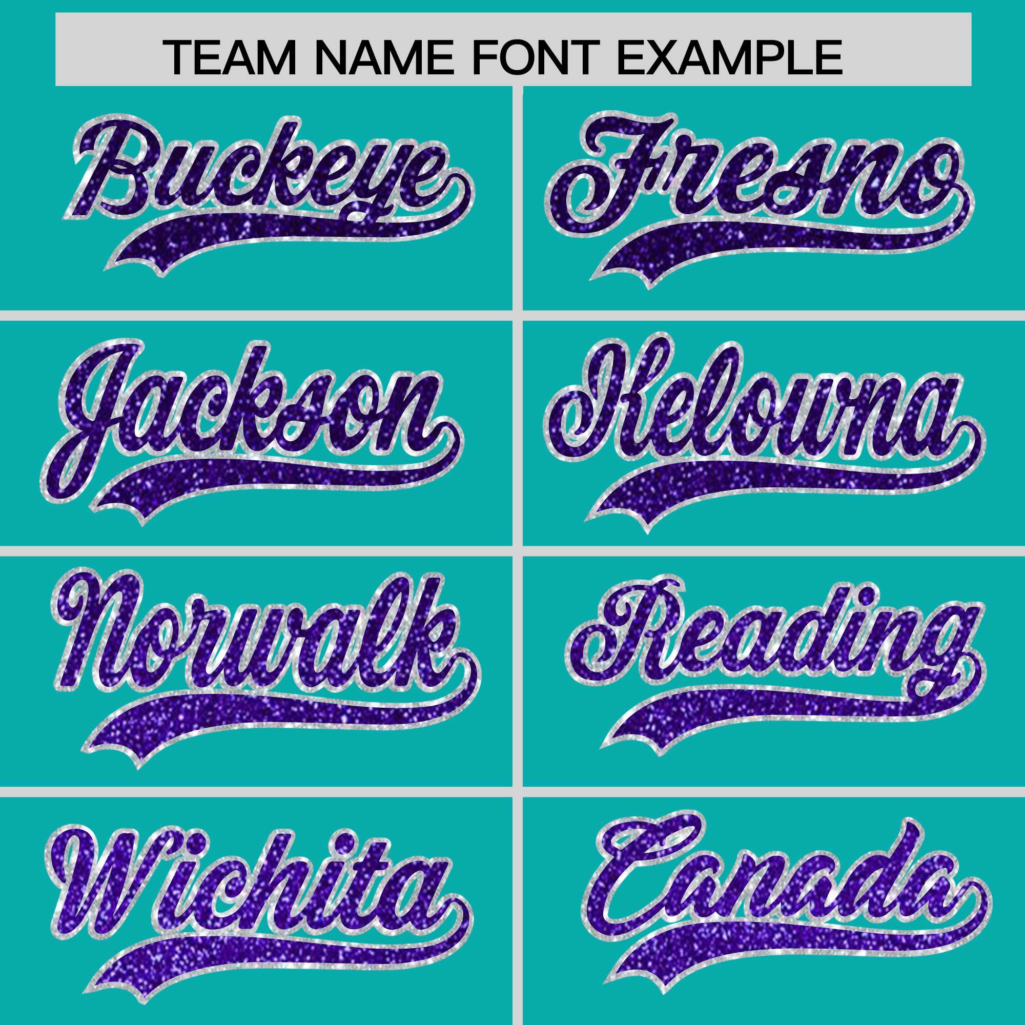 Custom Aqua Fine Sparkle Personalized Baseball Sports Uniform