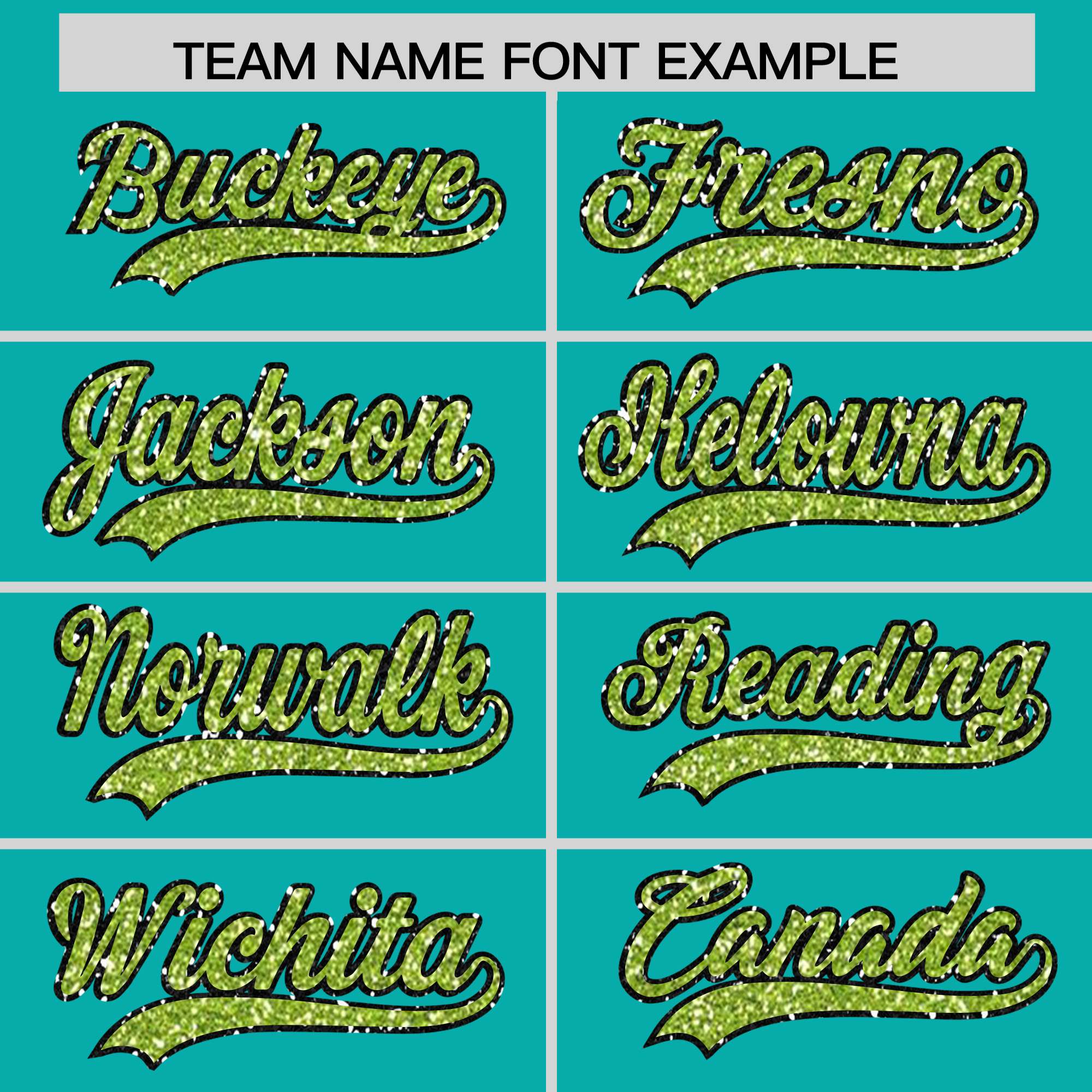 Custom Aqua Fine Sparkle Personalized Baseball Sports Uniform