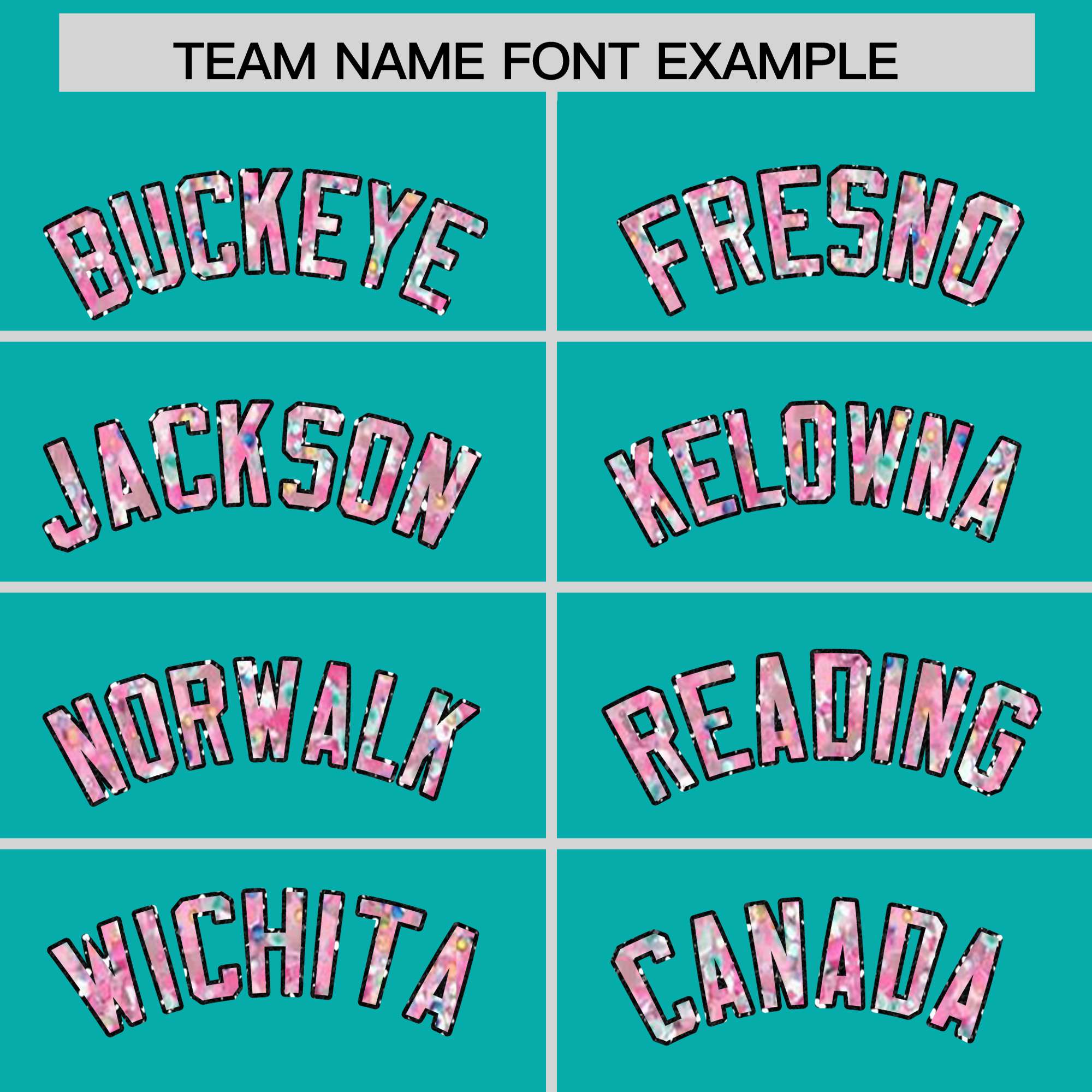 Custom Aqua Fine Sparkle Personalized Baseball Sports Uniform