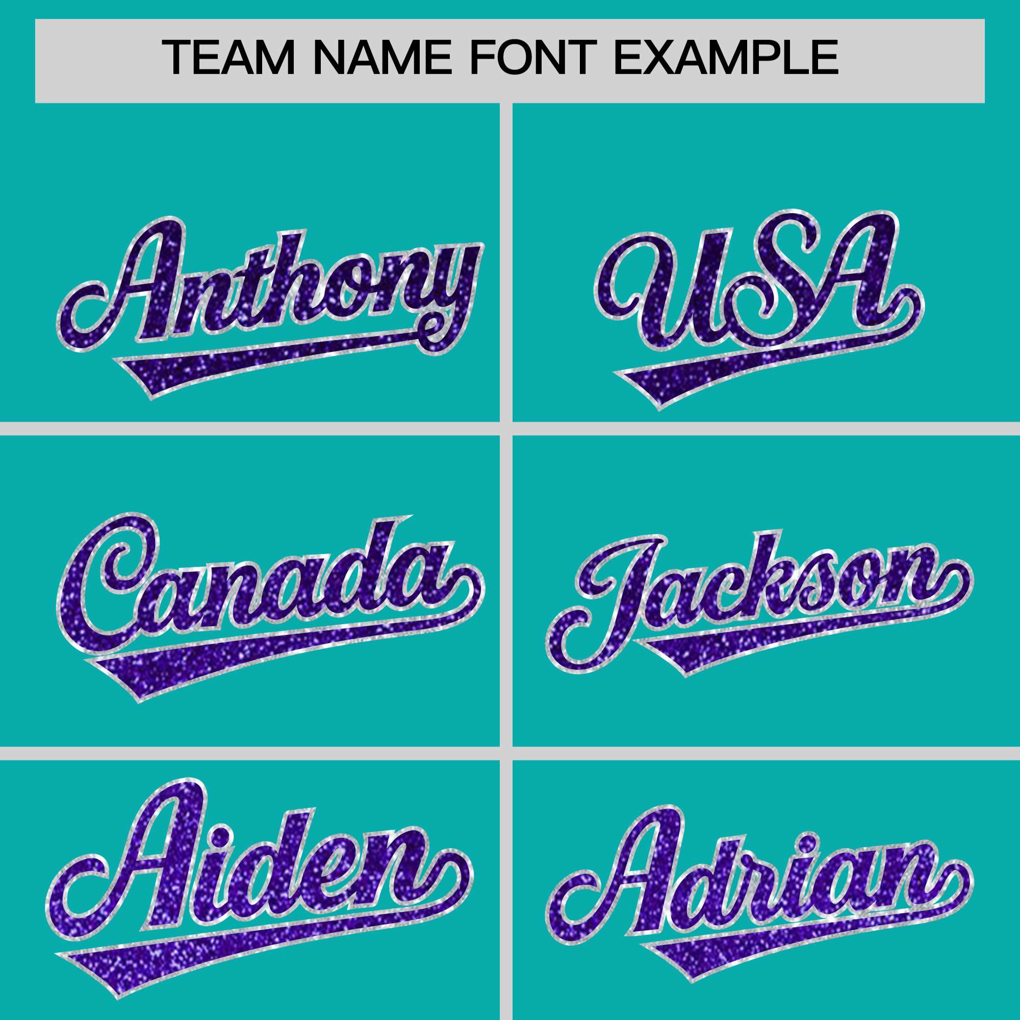 Custom Aqua Fine Sparkle Personalized Baseball Sports Uniform
