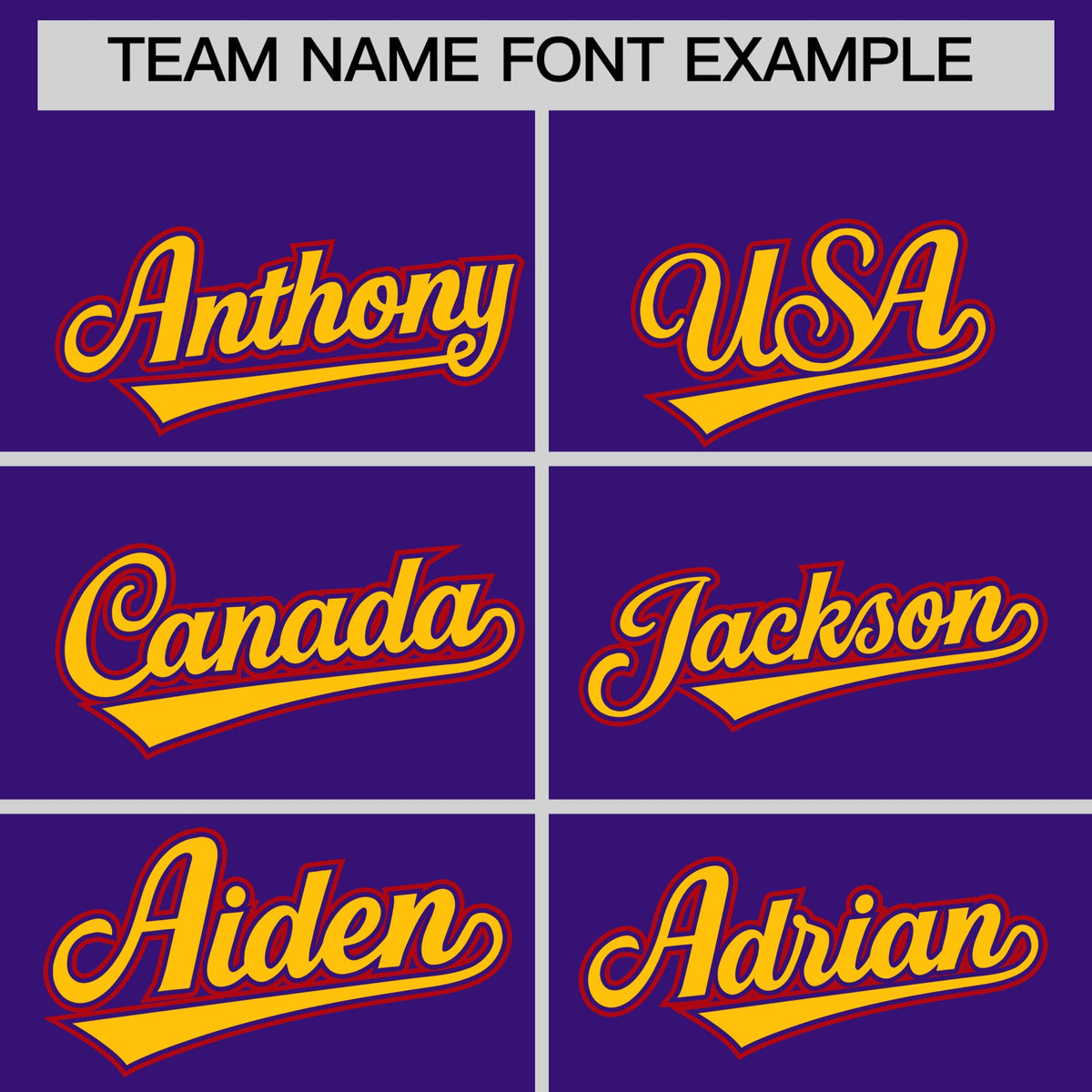 Custom Purple Gold Red Sleeve Flag Lace Baseball Jersey | Sublimation Printed &amp; Embroidery,Add Name and Numbern,Perfect for Teams | KXKSHOP