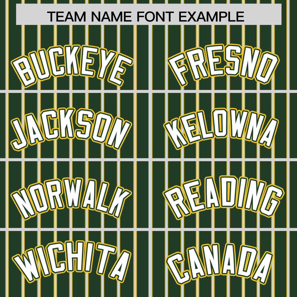 Custom Green Gold Tricolor Stripe Fashion Authentic Baseball Jersey