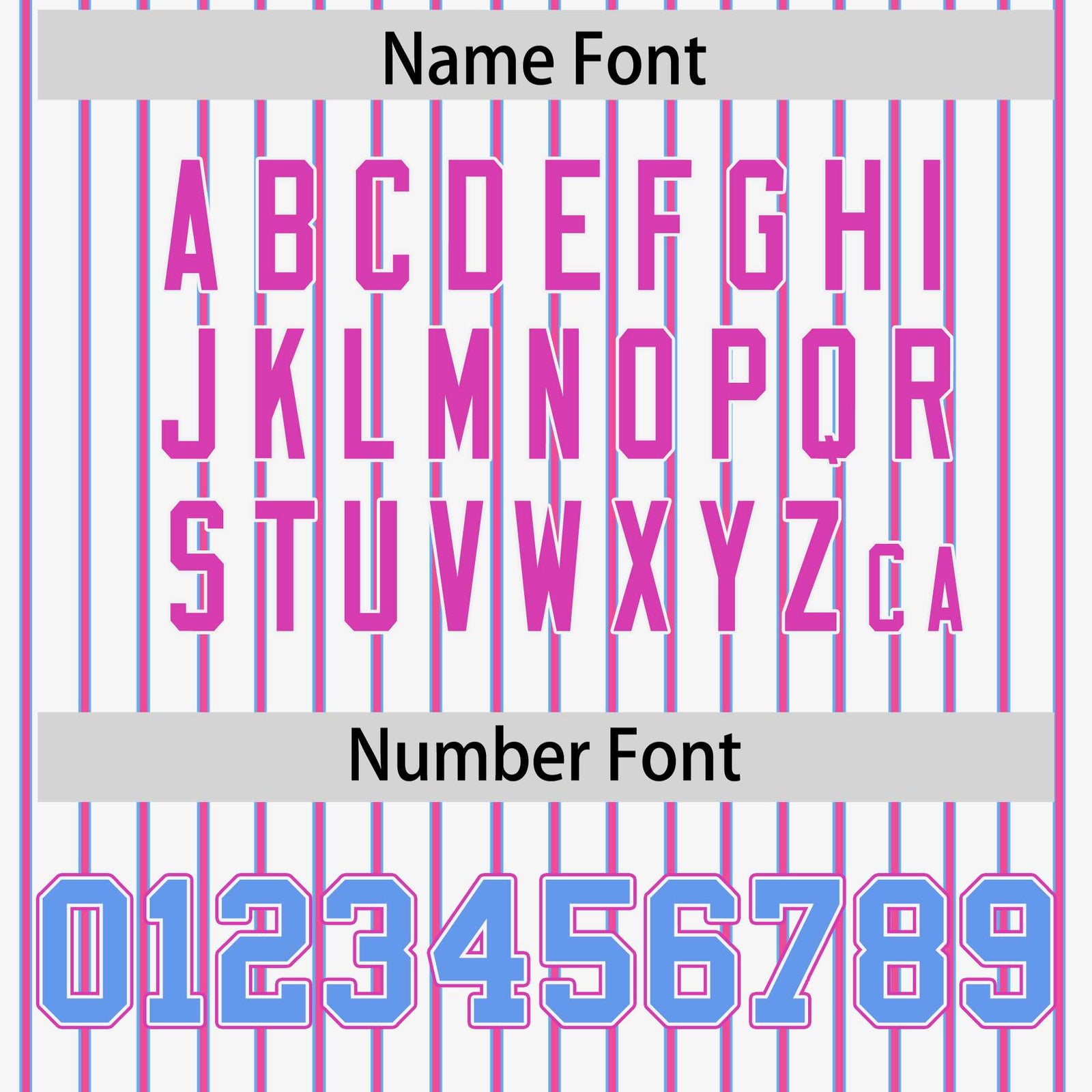 Custom White Powder Blue Tricolor Stripe Fashion Authentic Baseball Jersey