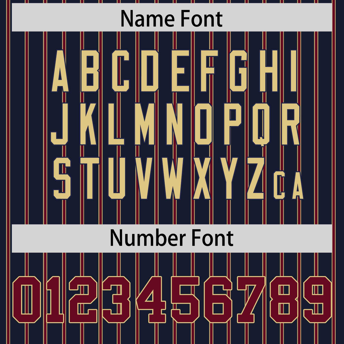 Custom Navy Khaki Tricolor Stripe Fashion Authentic Baseball Jersey