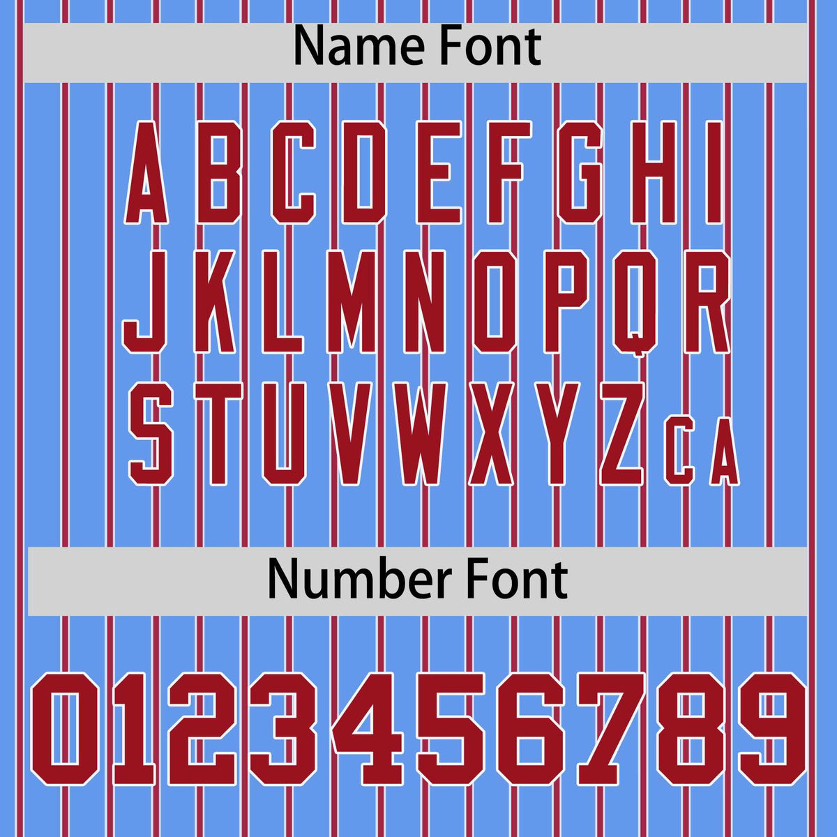 Custom Powder Blue White Tricolor Stripe Fashion Authentic Baseball Jersey