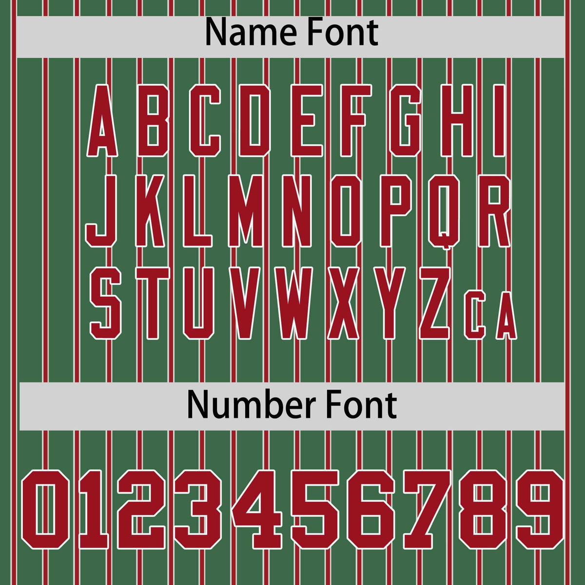 Custom Kelly Green White Tricolor Stripe Fashion Authentic Baseball Jersey