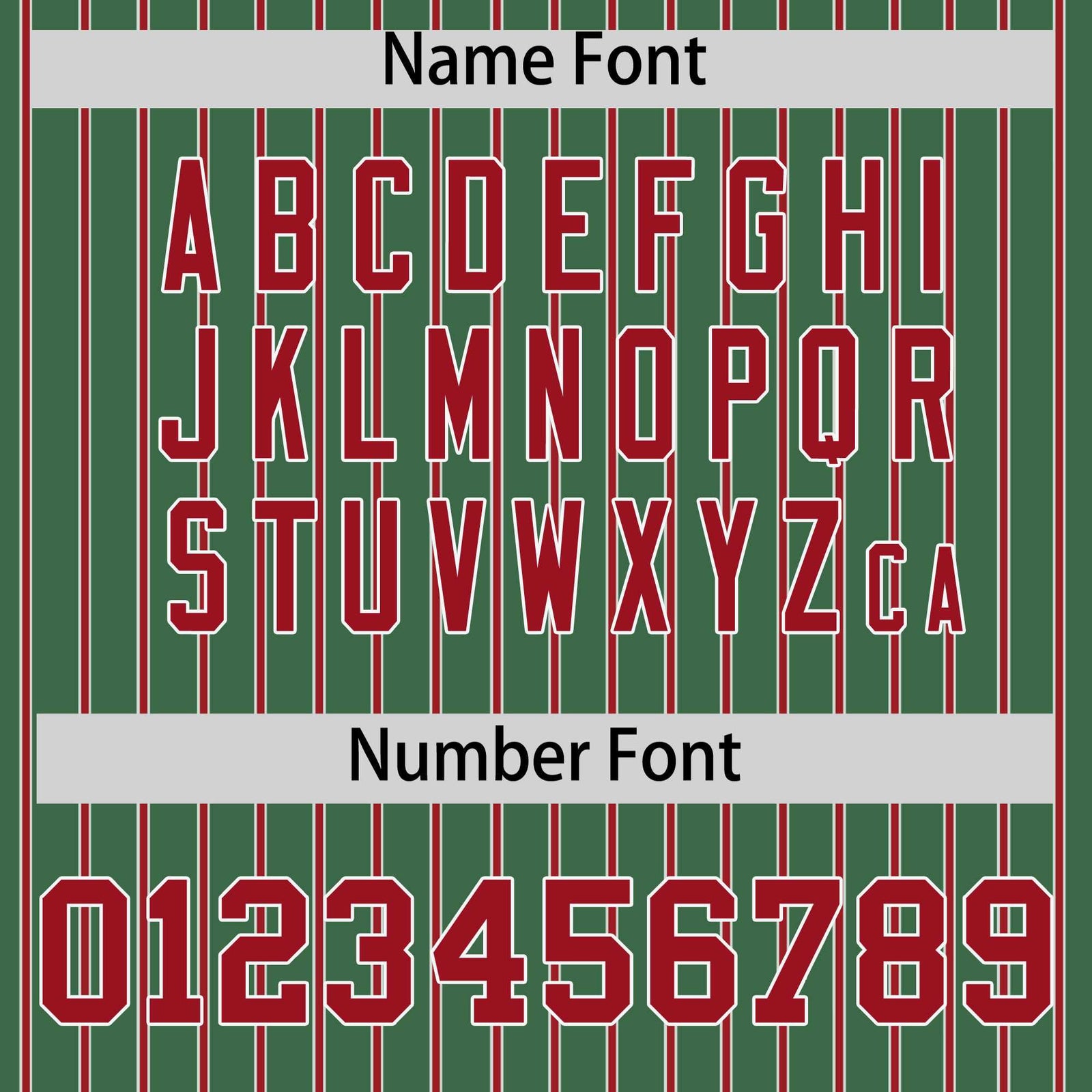 Custom Kelly Green White Tricolor Stripe Fashion Authentic Baseball Jersey