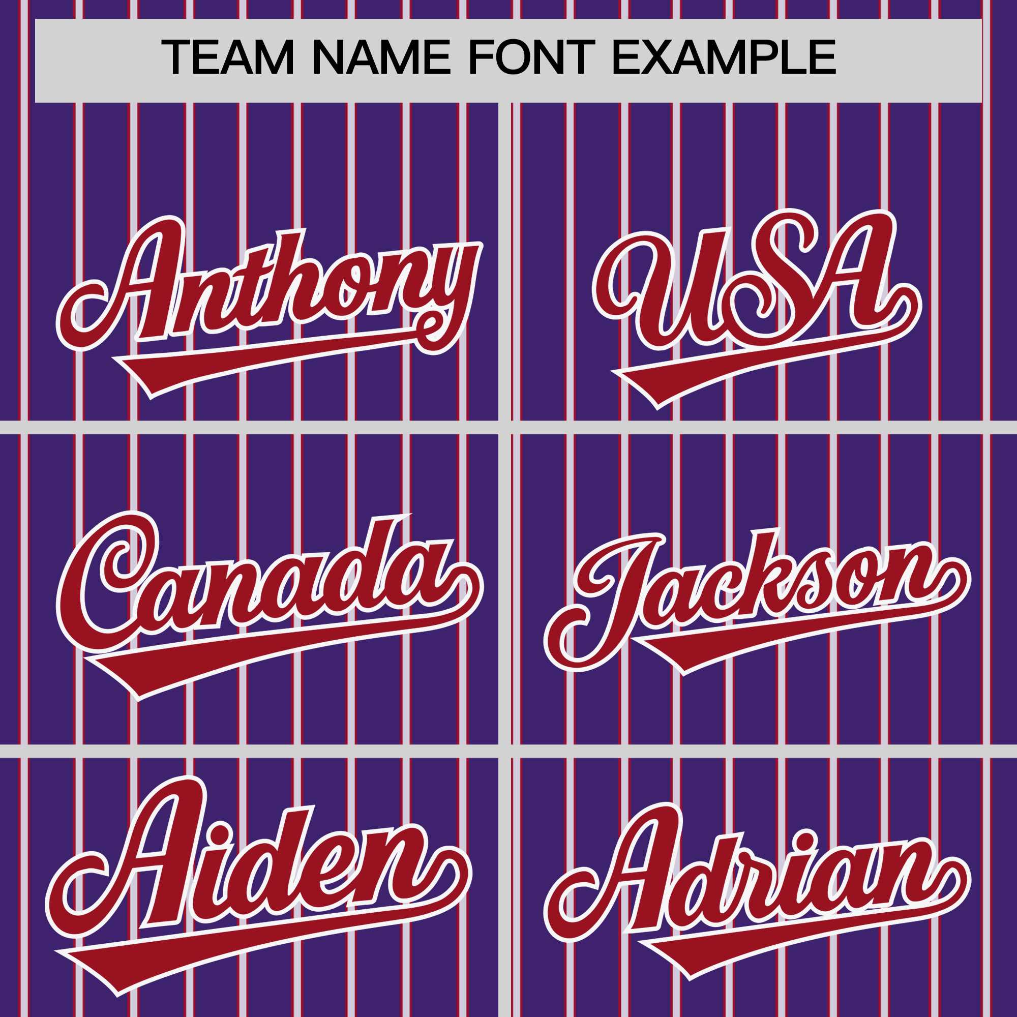 Custom Purple White Tricolor Stripe Fashion Authentic Baseball Jersey