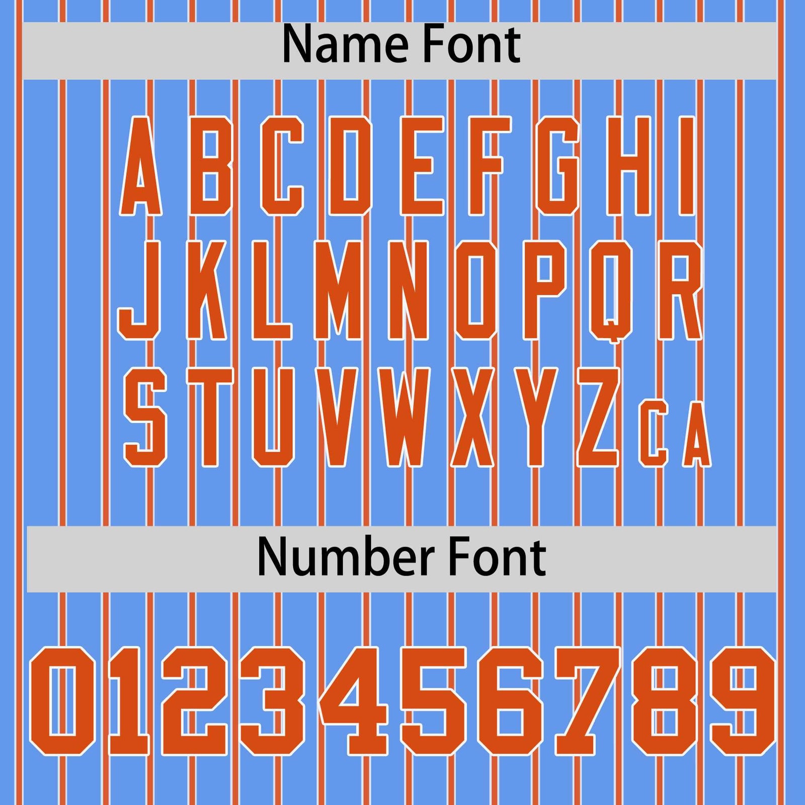 Custom Powder Blue White Tricolor Stripe Fashion Authentic Baseball Jersey