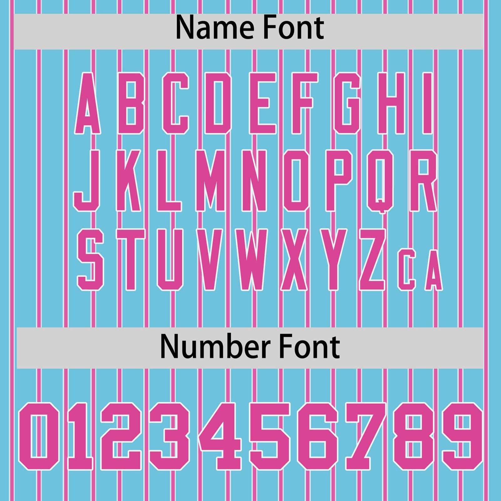 Custom Sky Blue White Tricolor Stripe Fashion Authentic Baseball Jersey