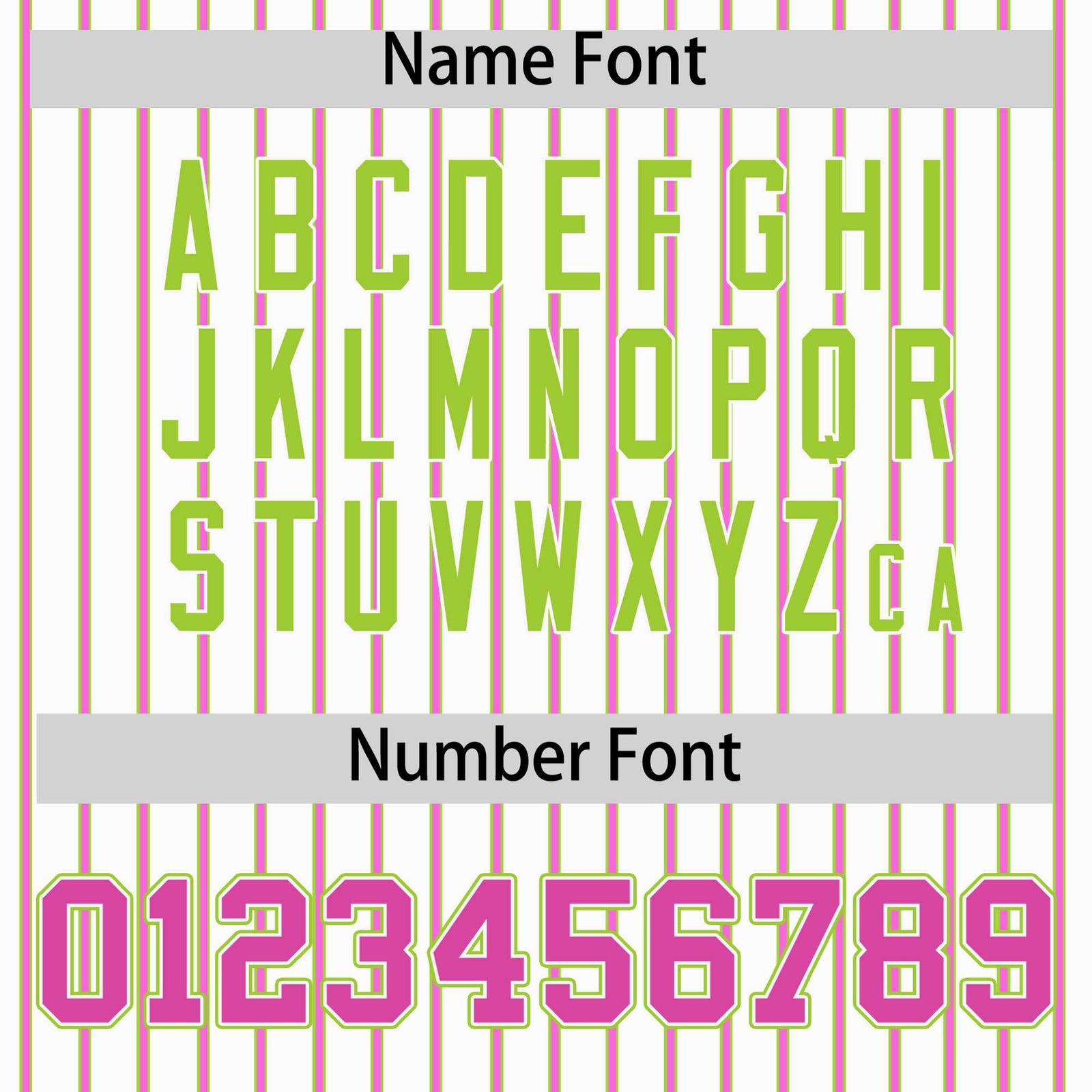 Custom White Neon Green Tricolor Stripe Fashion Authentic Baseball Jersey