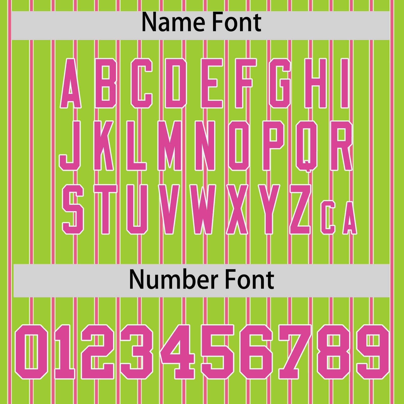 Custom Neon Green White Tricolor Stripe Fashion Authentic Baseball Jersey