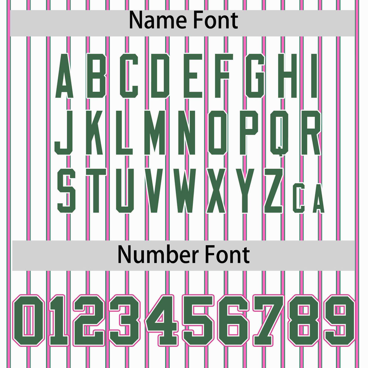 Custom White Kelly Green Tricolor Stripe Fashion Authentic Baseball Jersey