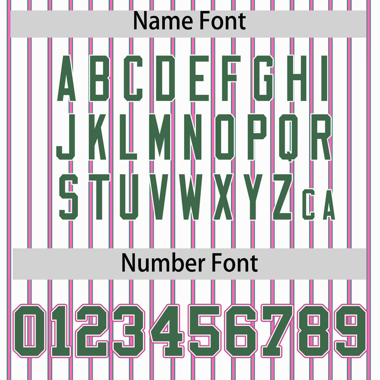 Custom White Kelly Green Tricolor Stripe Fashion Authentic Baseball Jersey