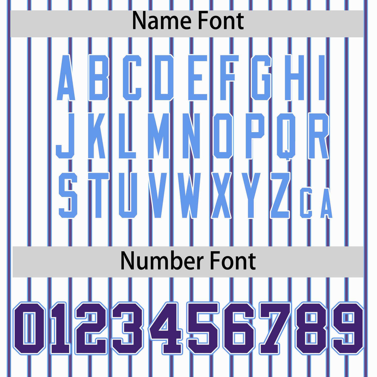 Custom White Powder Blue Tricolor Stripe Fashion Authentic Baseball Jersey