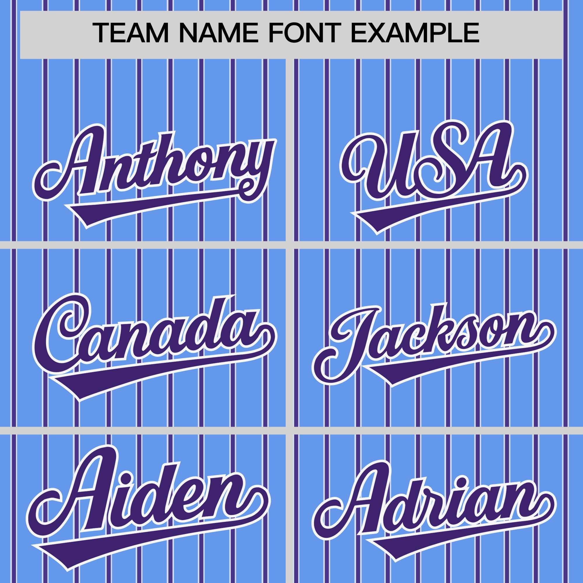 Custom Powder Blue White Tricolor Stripe Fashion Authentic Baseball Jersey