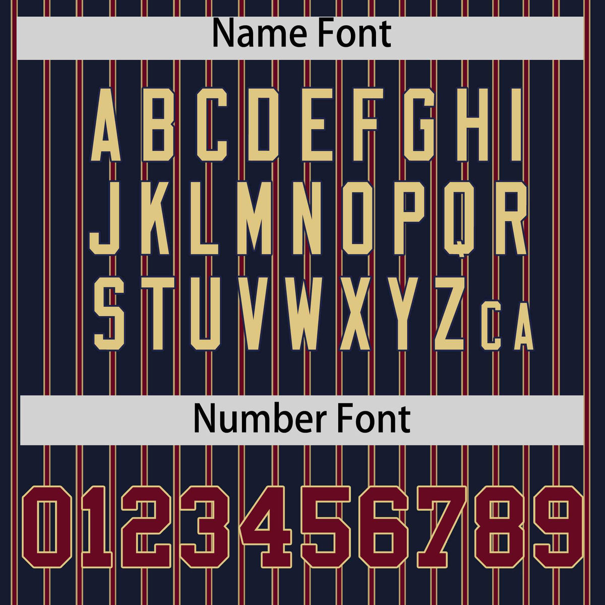 Custom Navy Khaki Tricolor Stripe Fashion Authentic Baseball Jersey