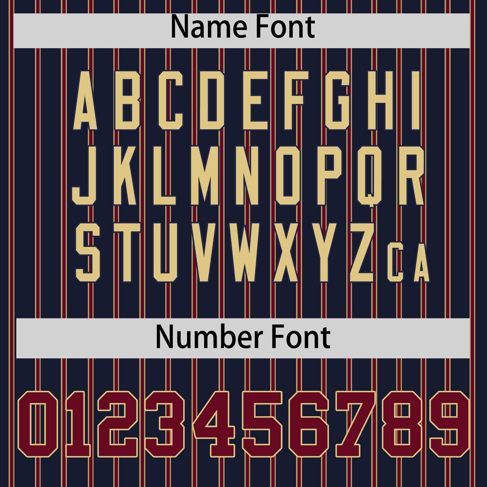 Custom Navy Khaki Tricolor Stripe Fashion Authentic Baseball Jersey