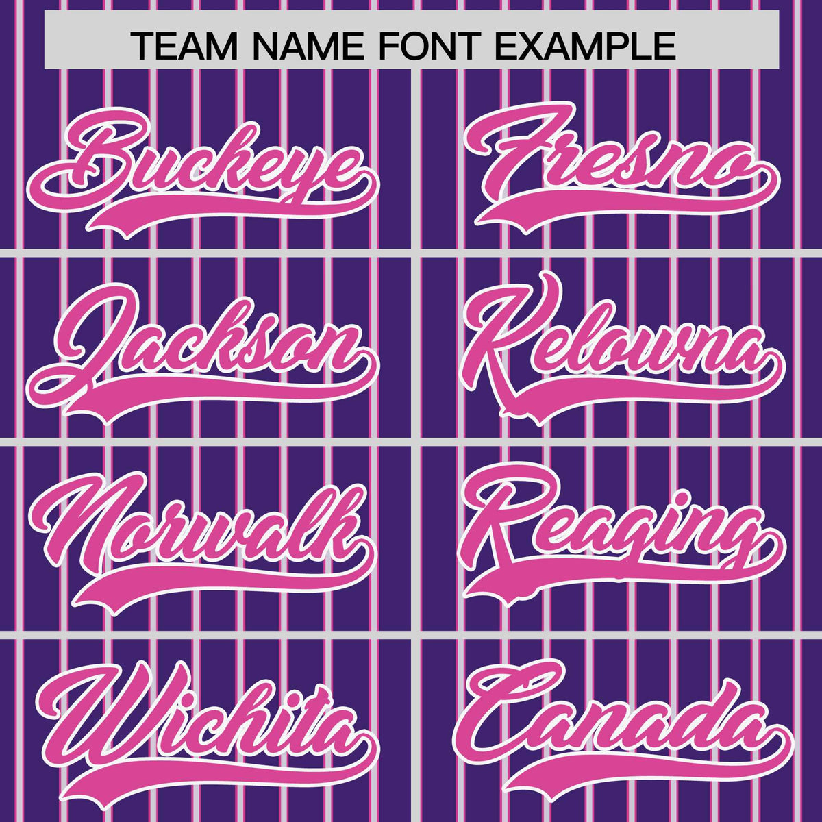 Custom Purple White Tricolor Stripe Fashion Authentic Baseball Jersey