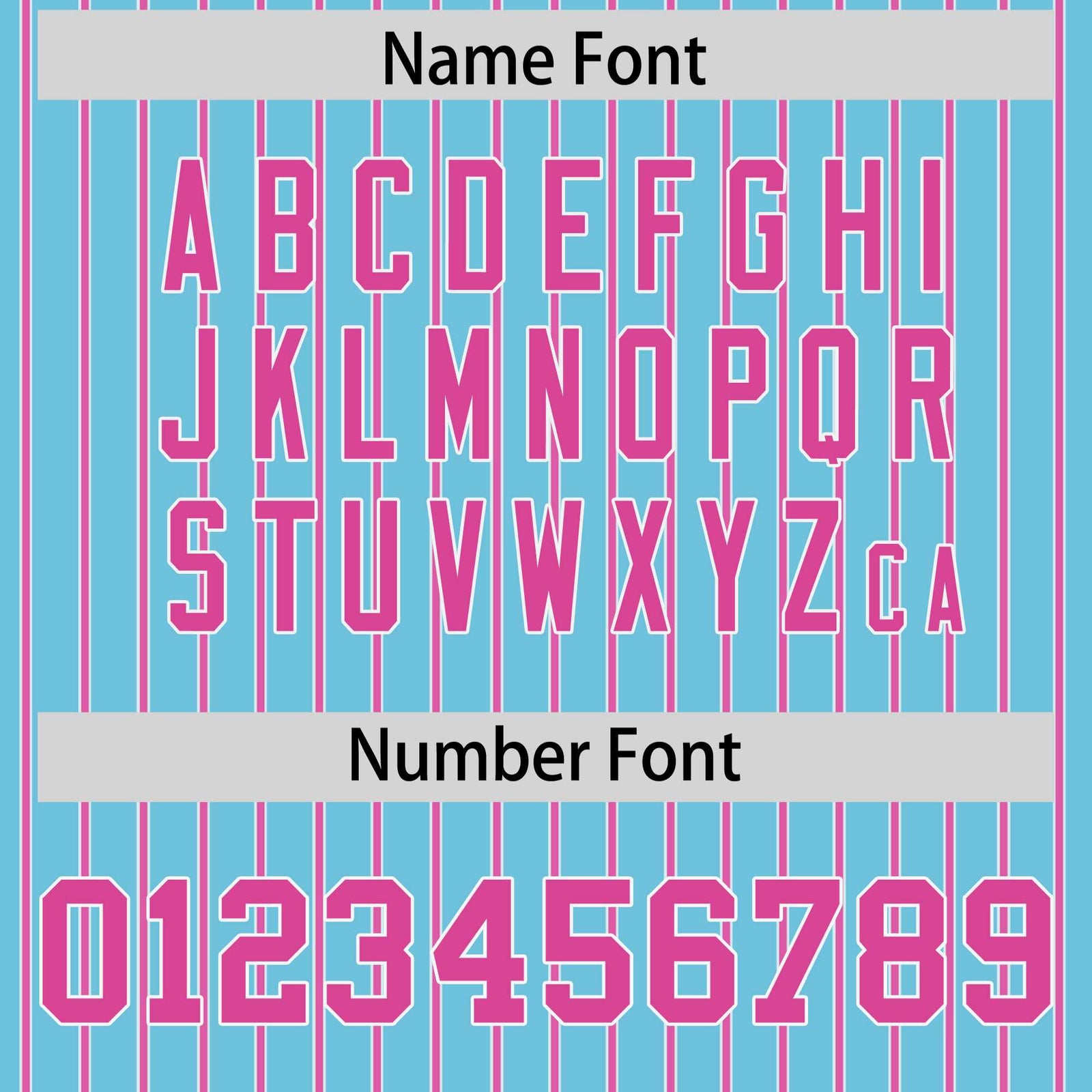 Custom Sky Blue White Tricolor Stripe Fashion Authentic Baseball Jersey